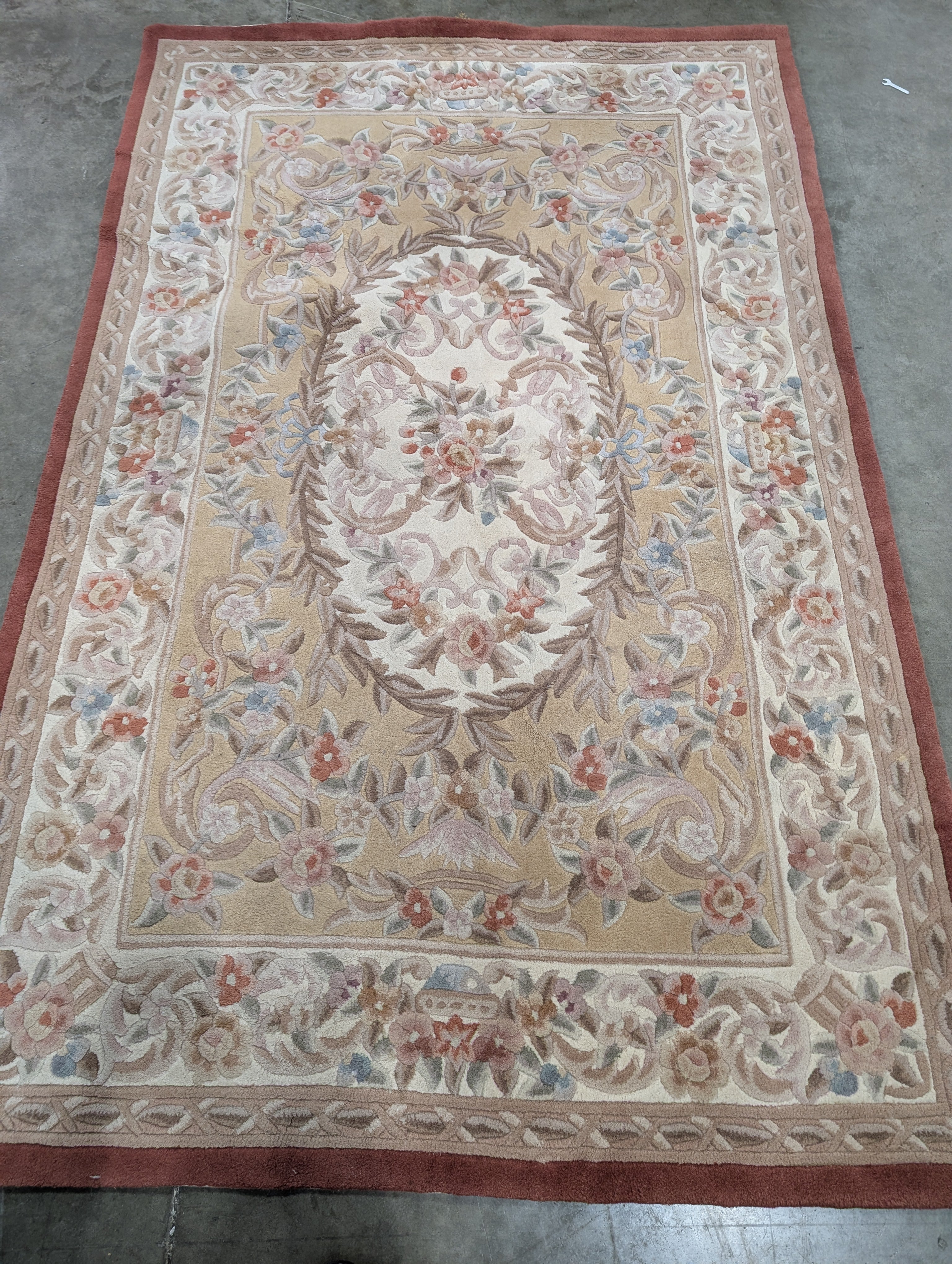 Floral Medallion Area Rug