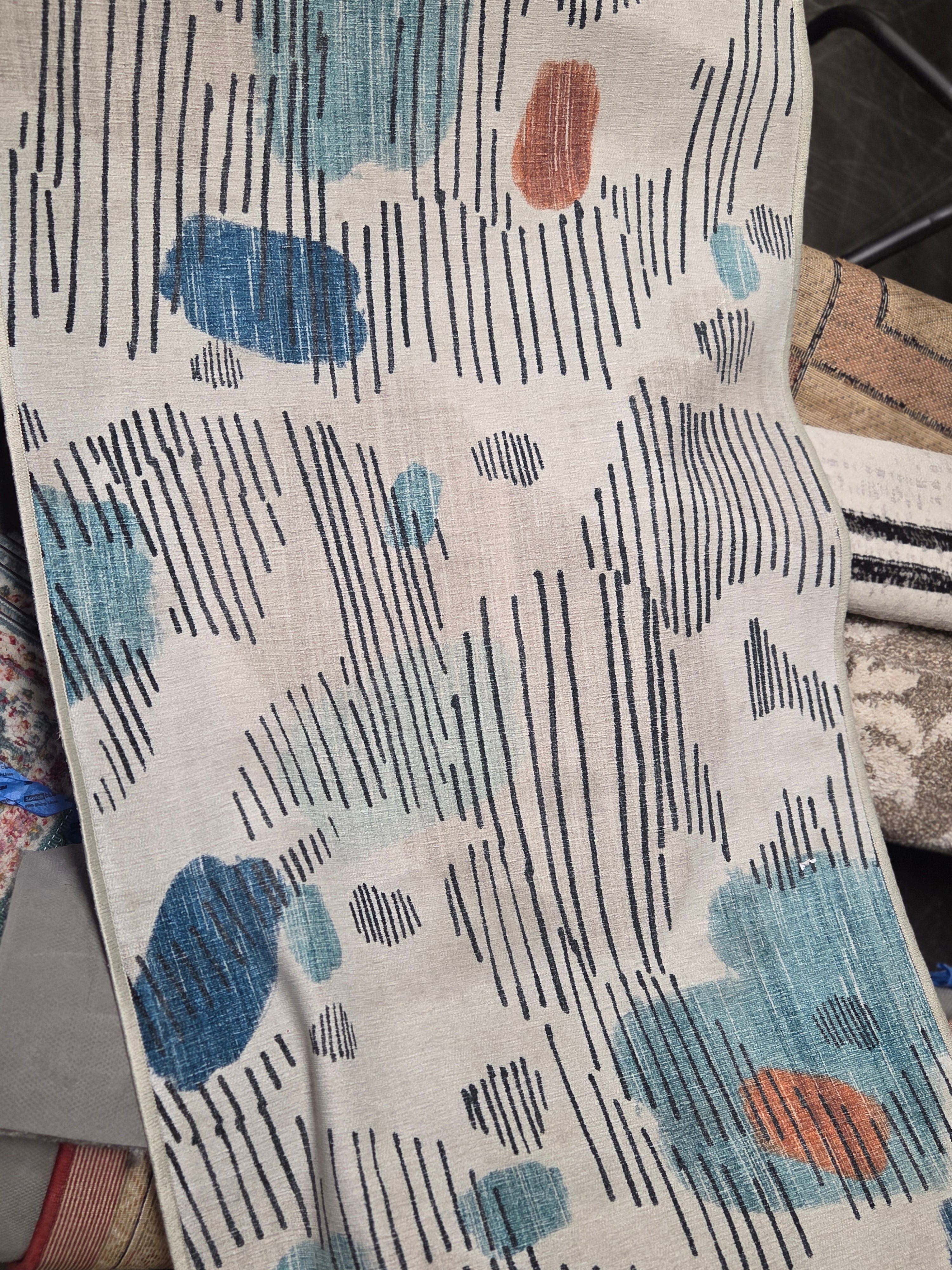 Abstract Modern Runner Rug