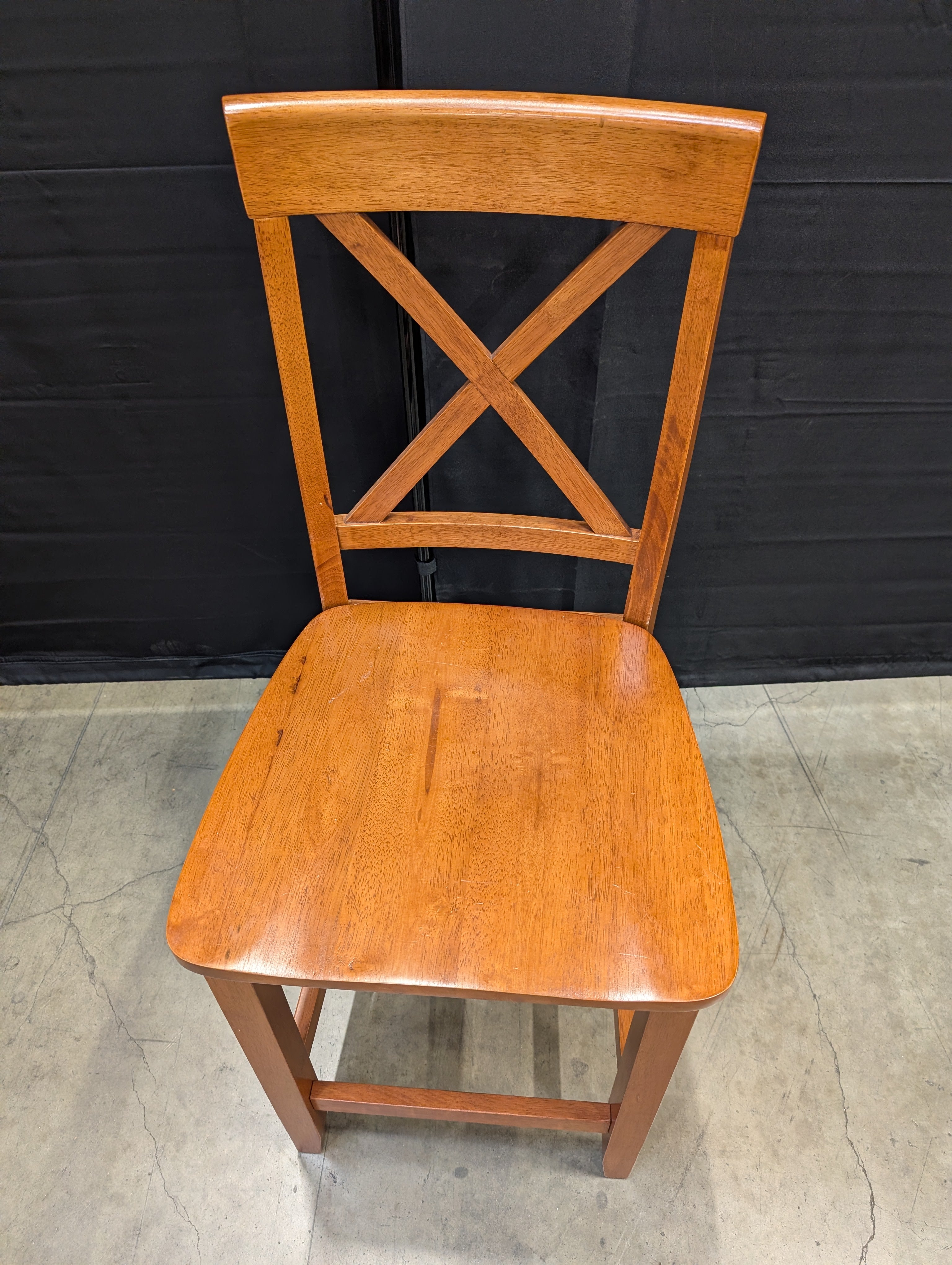 Solid Wood X-Back Dining Chair