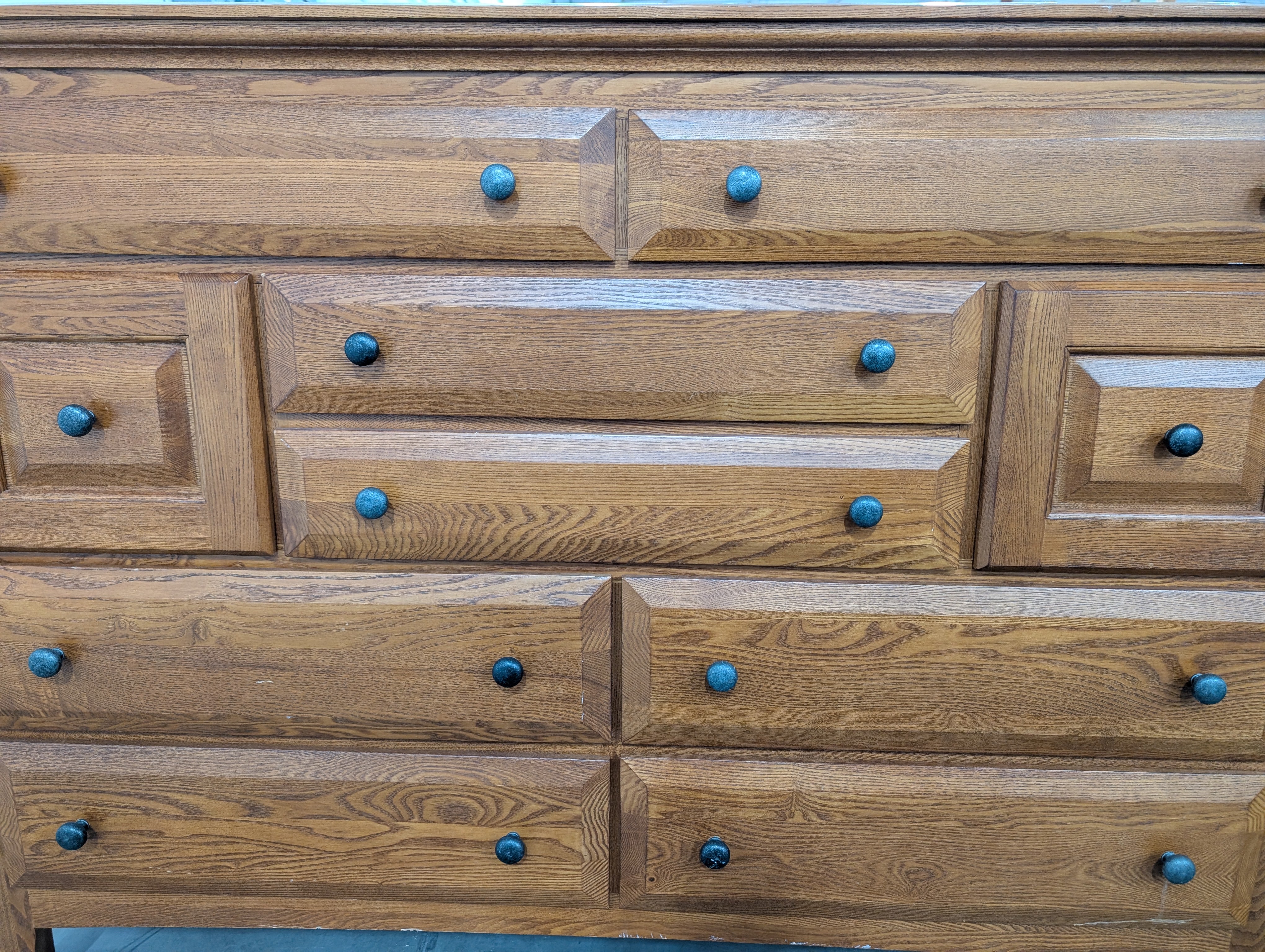 Tradewins Sturdy Wood Nine-Drawer Dresser with Classic Design