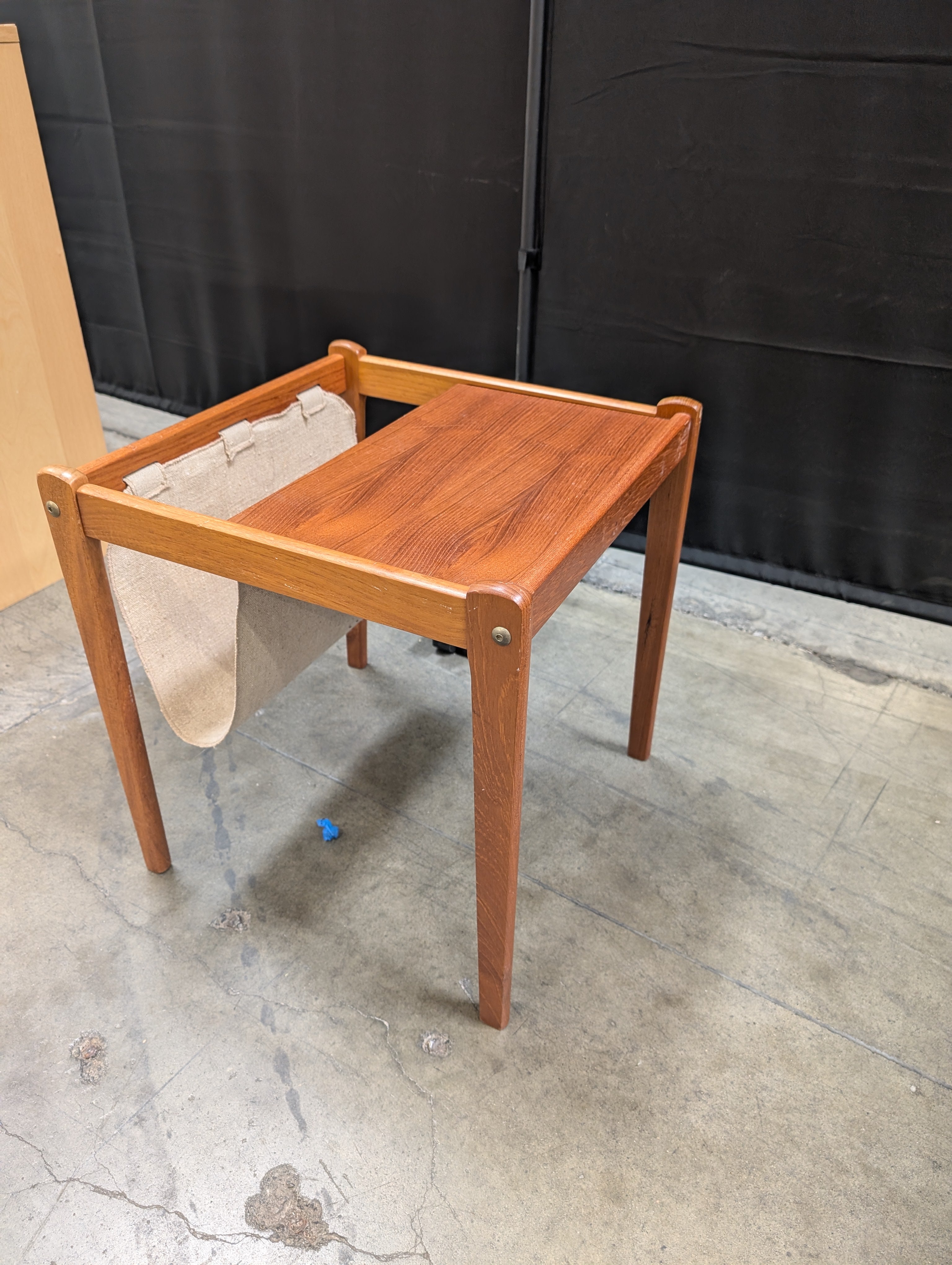 Danish Modern Teak Magazine Rack by BRDR Furbo