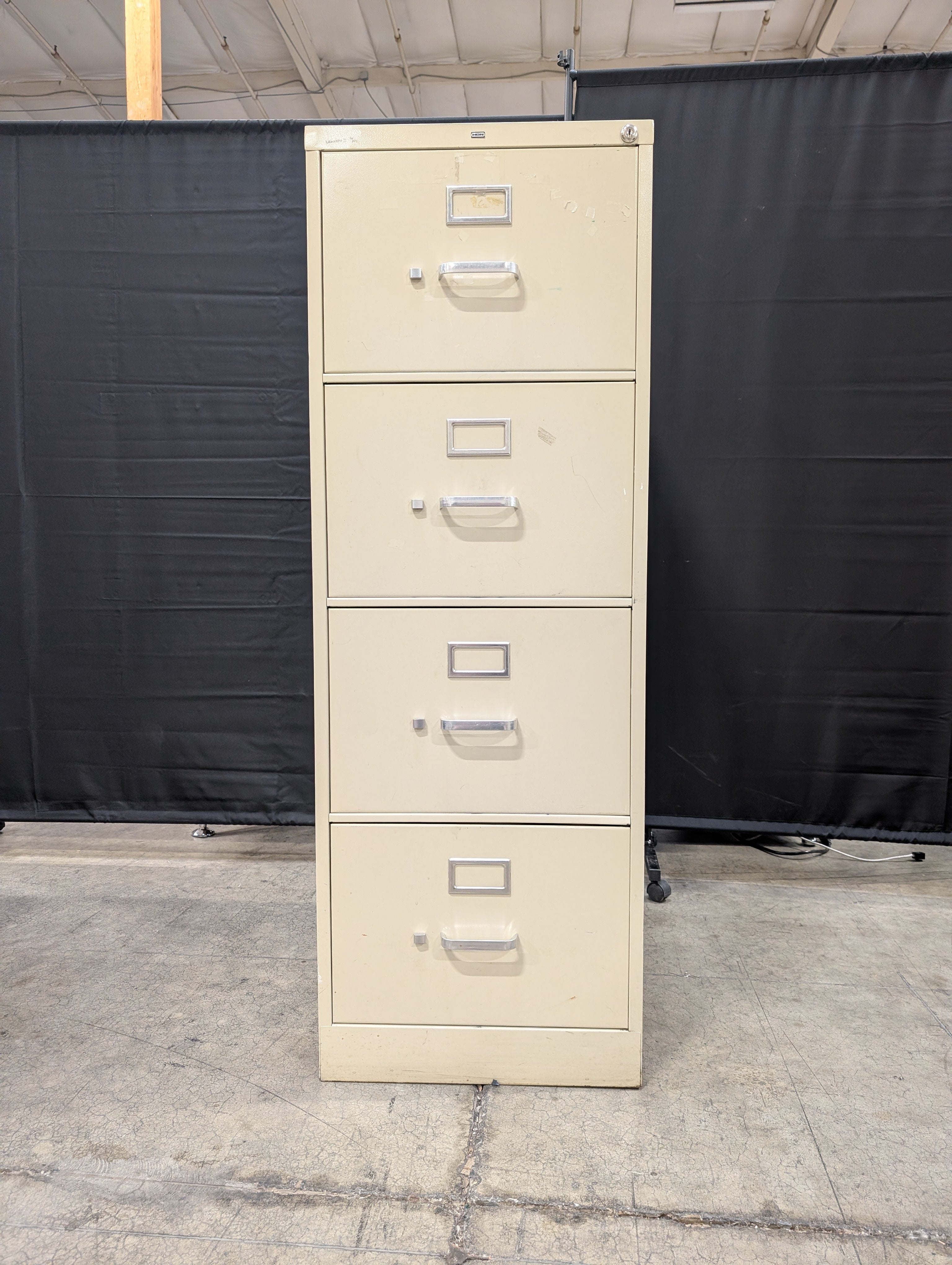 Four Drawer HON File Cabinet No Key