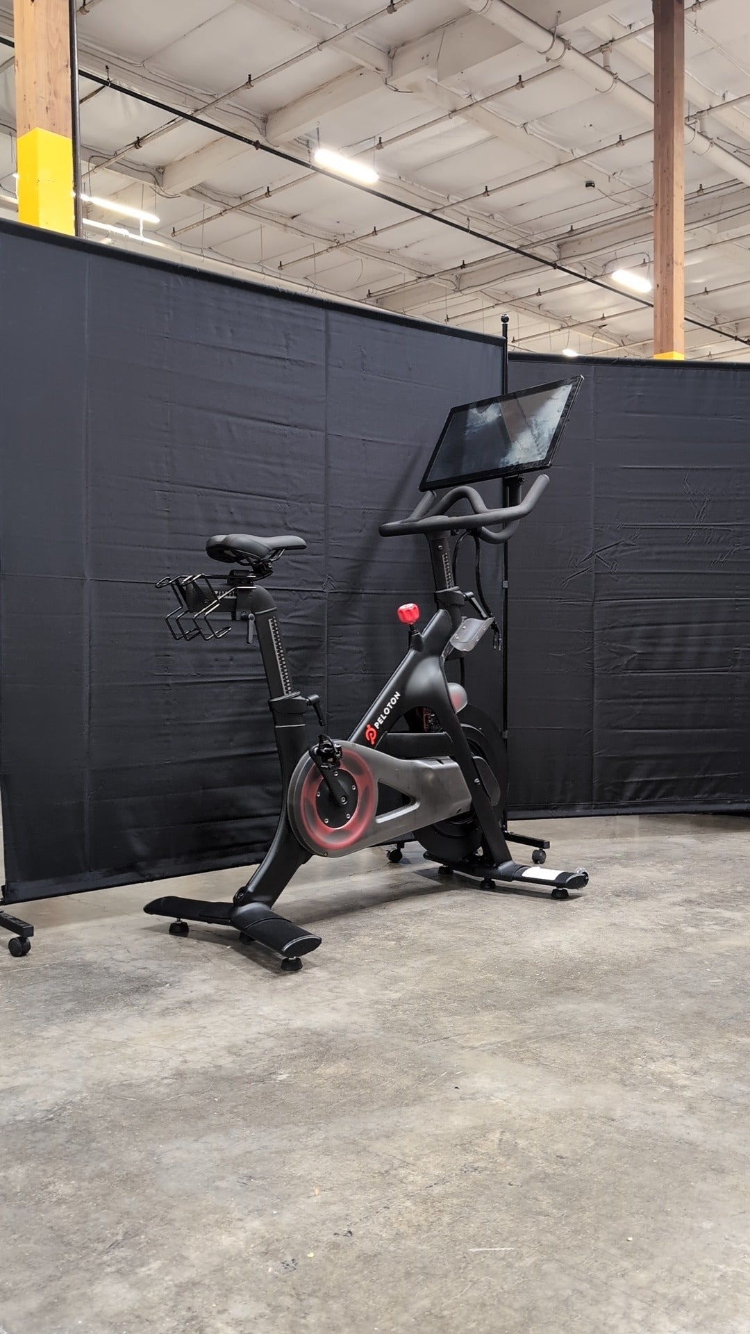 Peloton Stationary Exercise Bike with Adjustable Seat