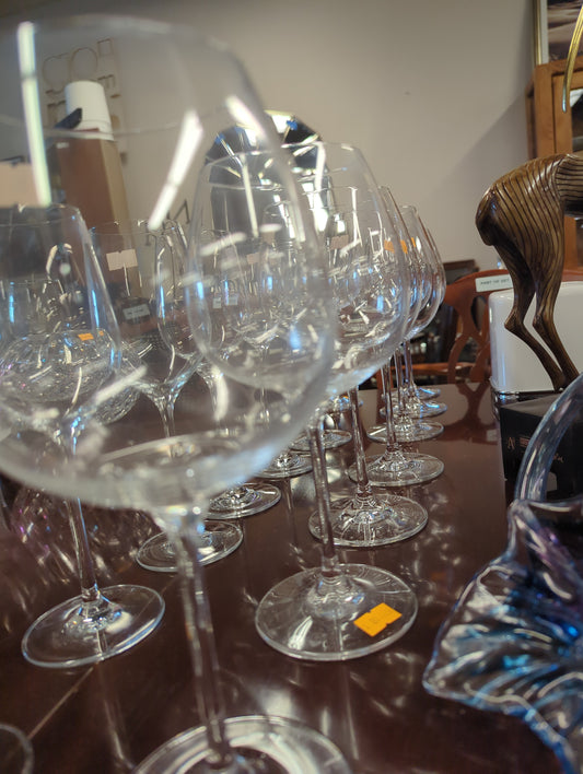 Set of 8 Red Wine Goblets