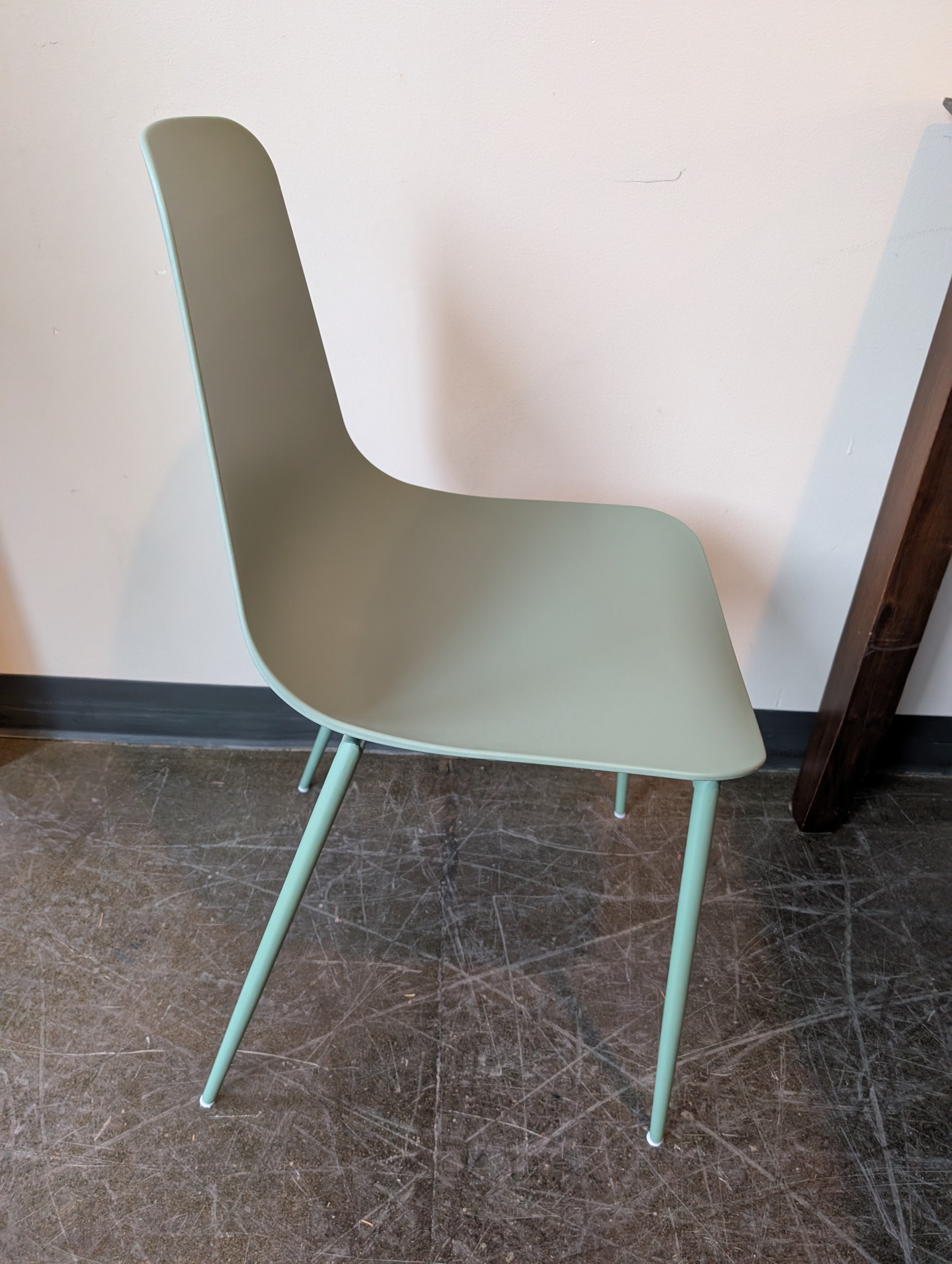 Poly & Bark Set of Four Pistachio Green Chairs - NEW in Box