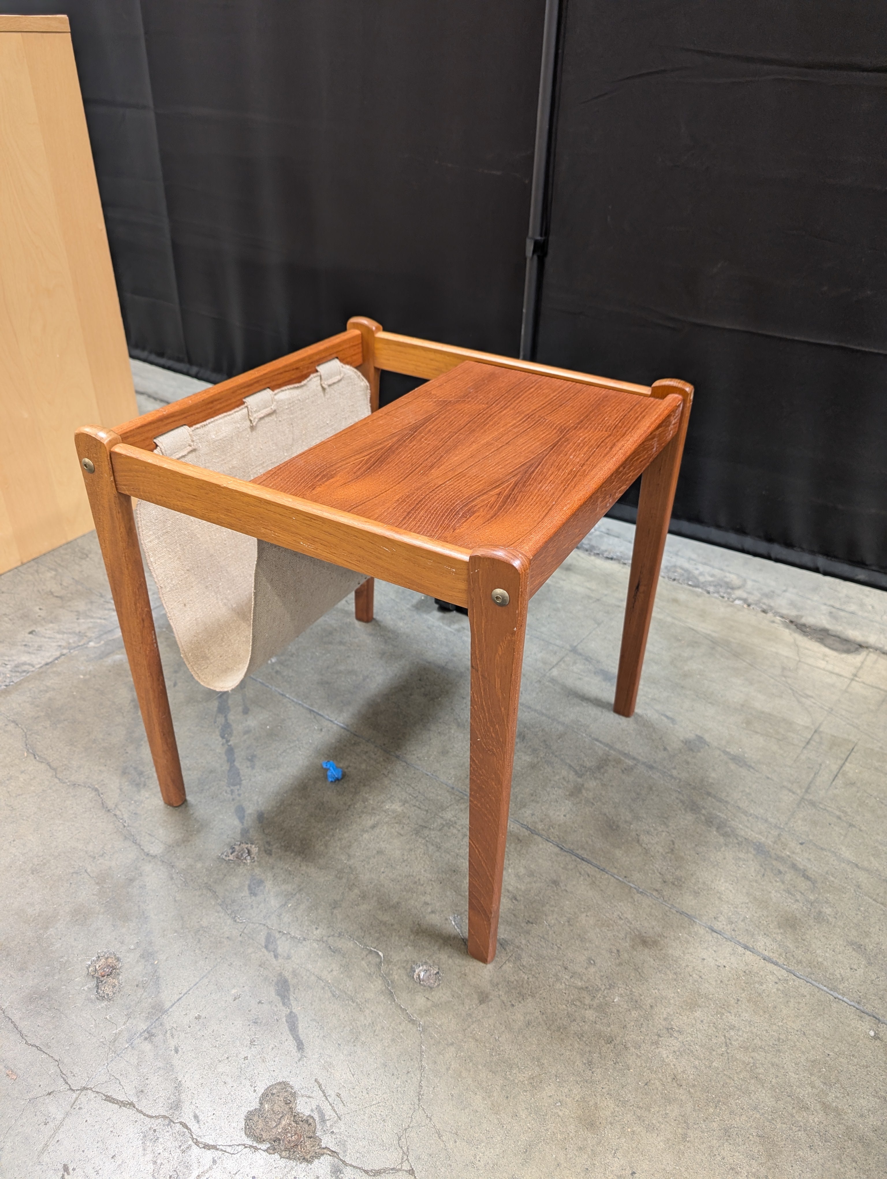 Danish Modern Teak Magazine Rack by BRDR Furbo