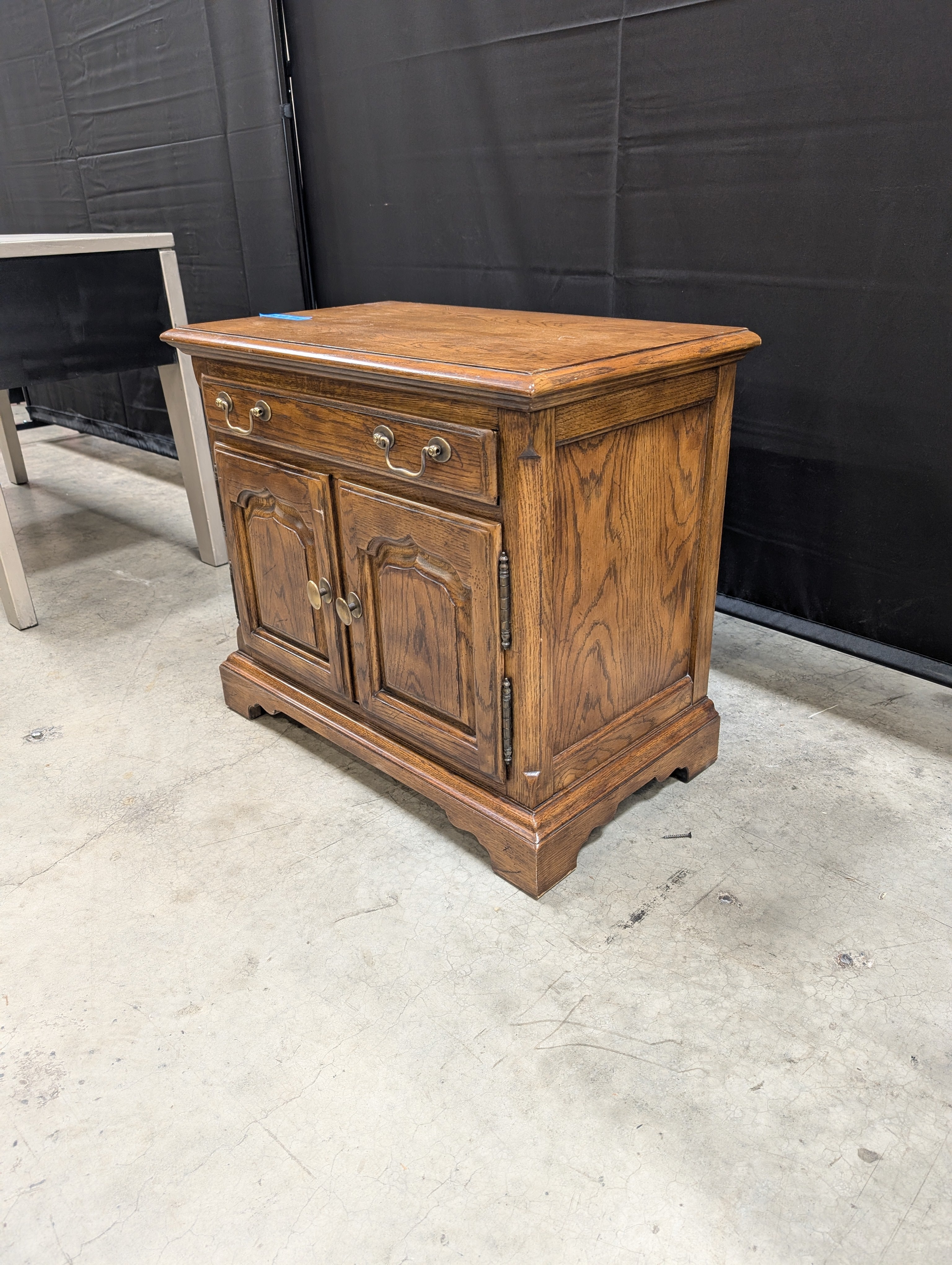 Hardwood Drexel Storage Cabinet with Paneled Doors