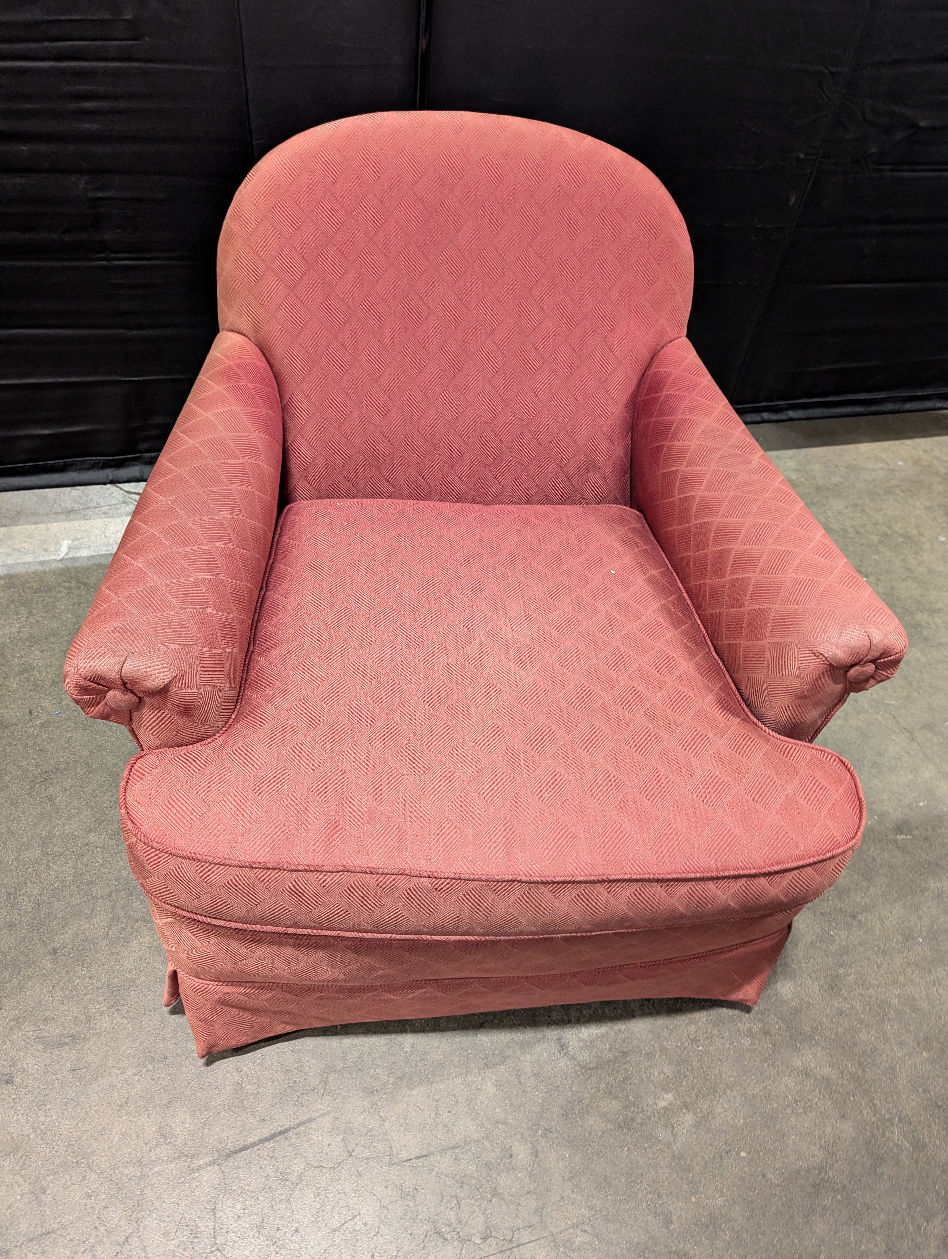 Textured Pink WOODMARK Original Armchair