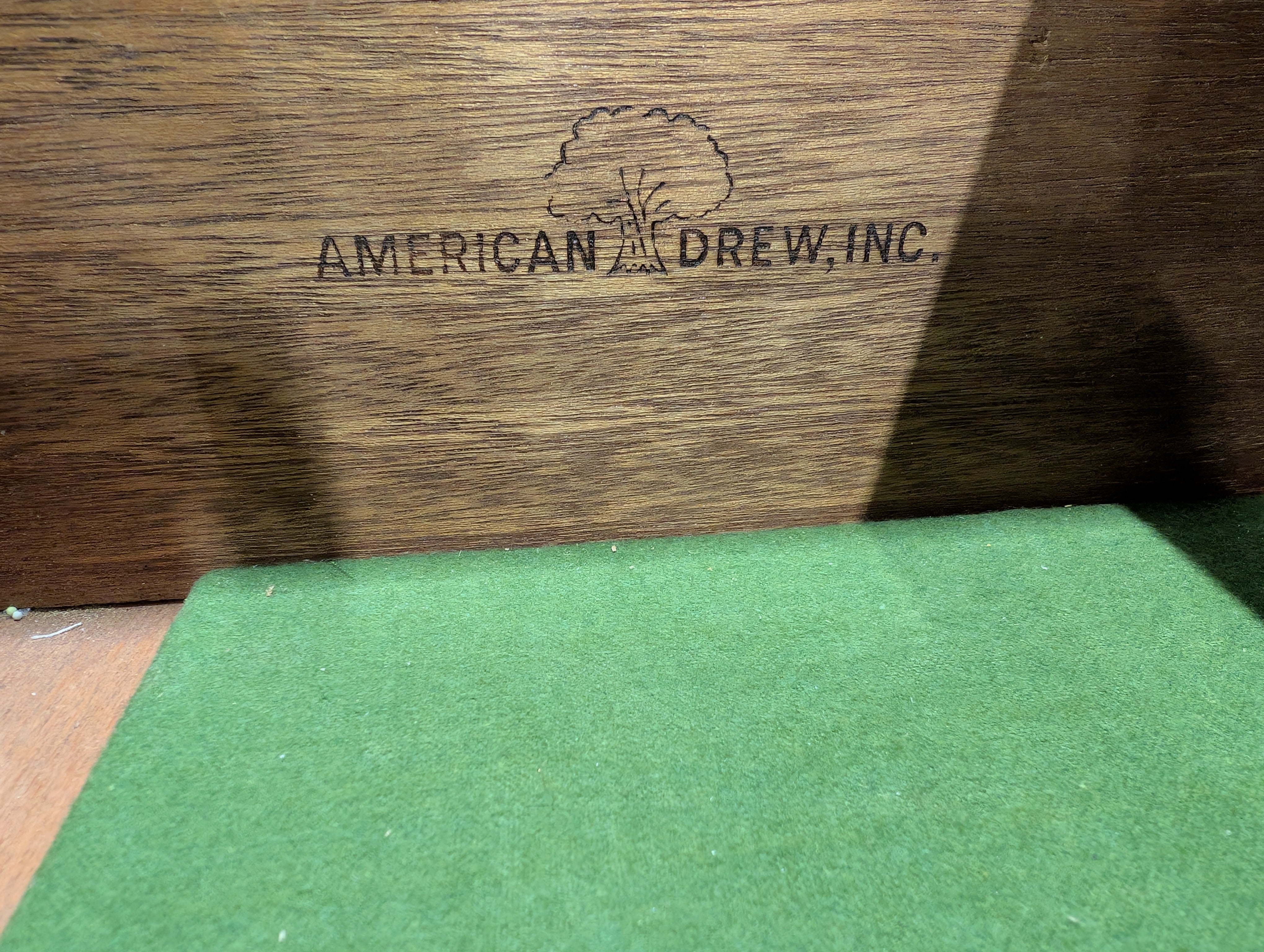 Lighted American Drew Tanglewood Display Hutch - Excellent Condition