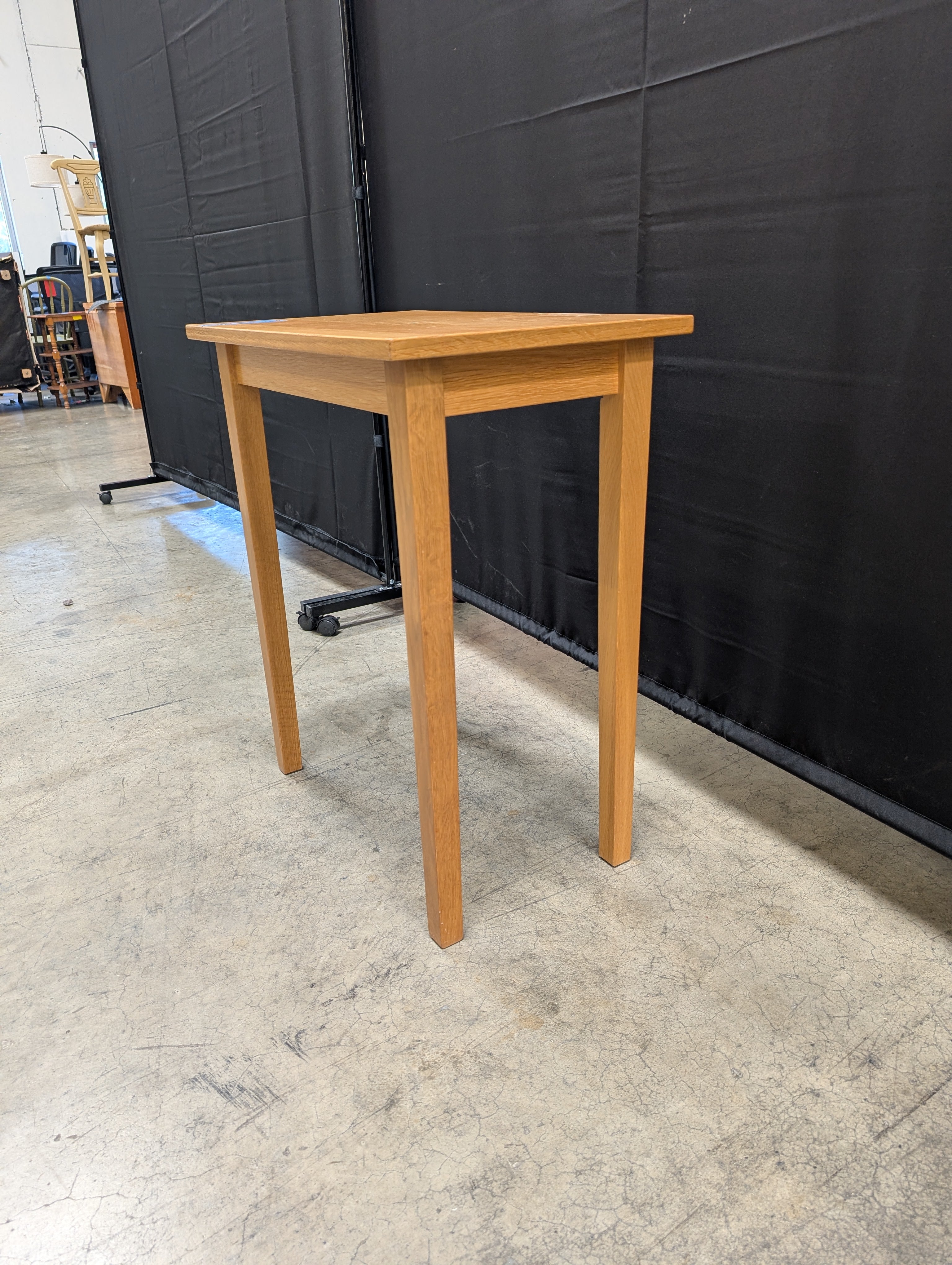 Rectangular Light Wood Accent Table