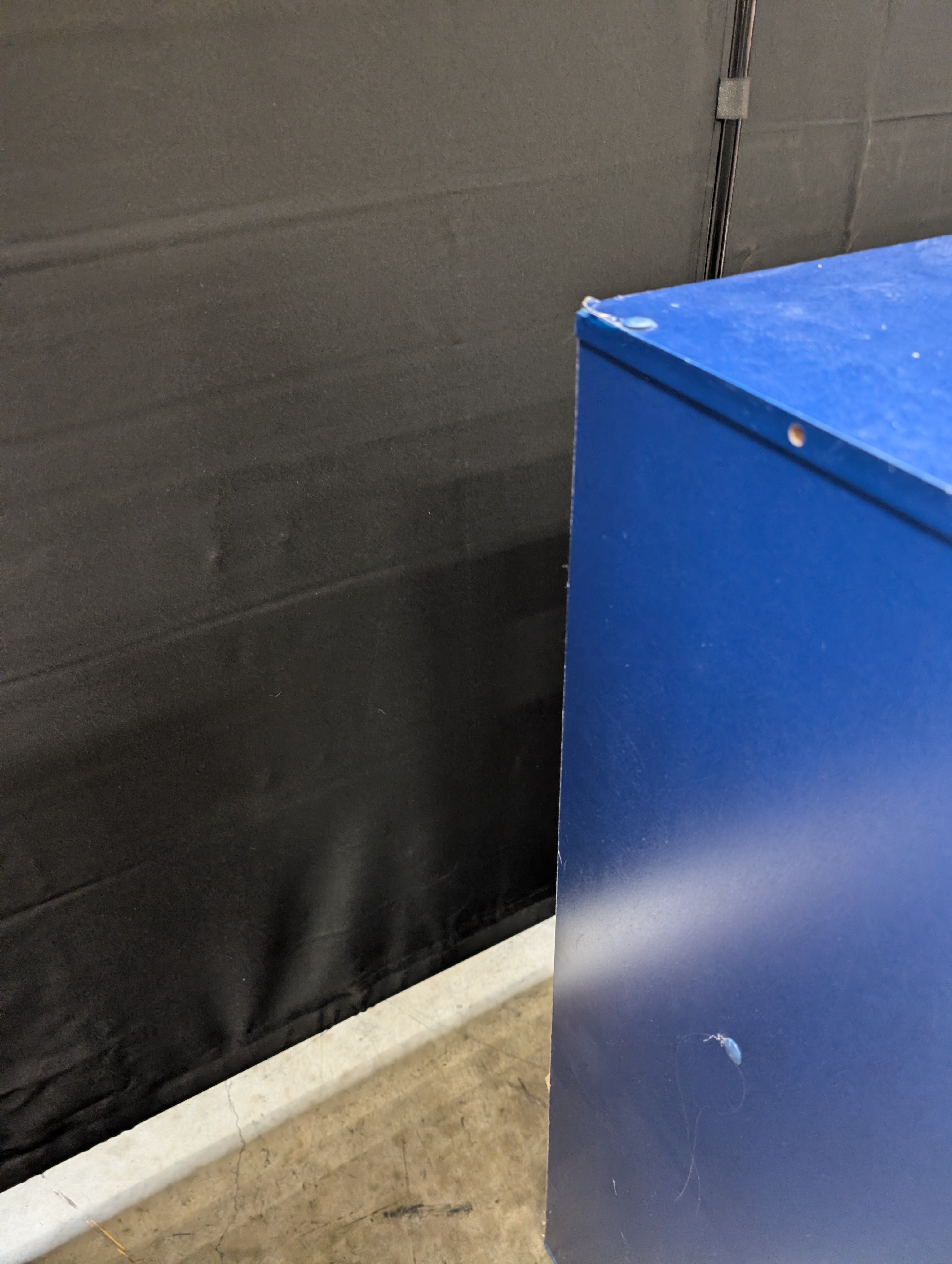 Versatile Blue 6-Cube Storage Organizer with Fabric Bins