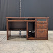 Martin Furniture Dark Wood Office Desk with Storage