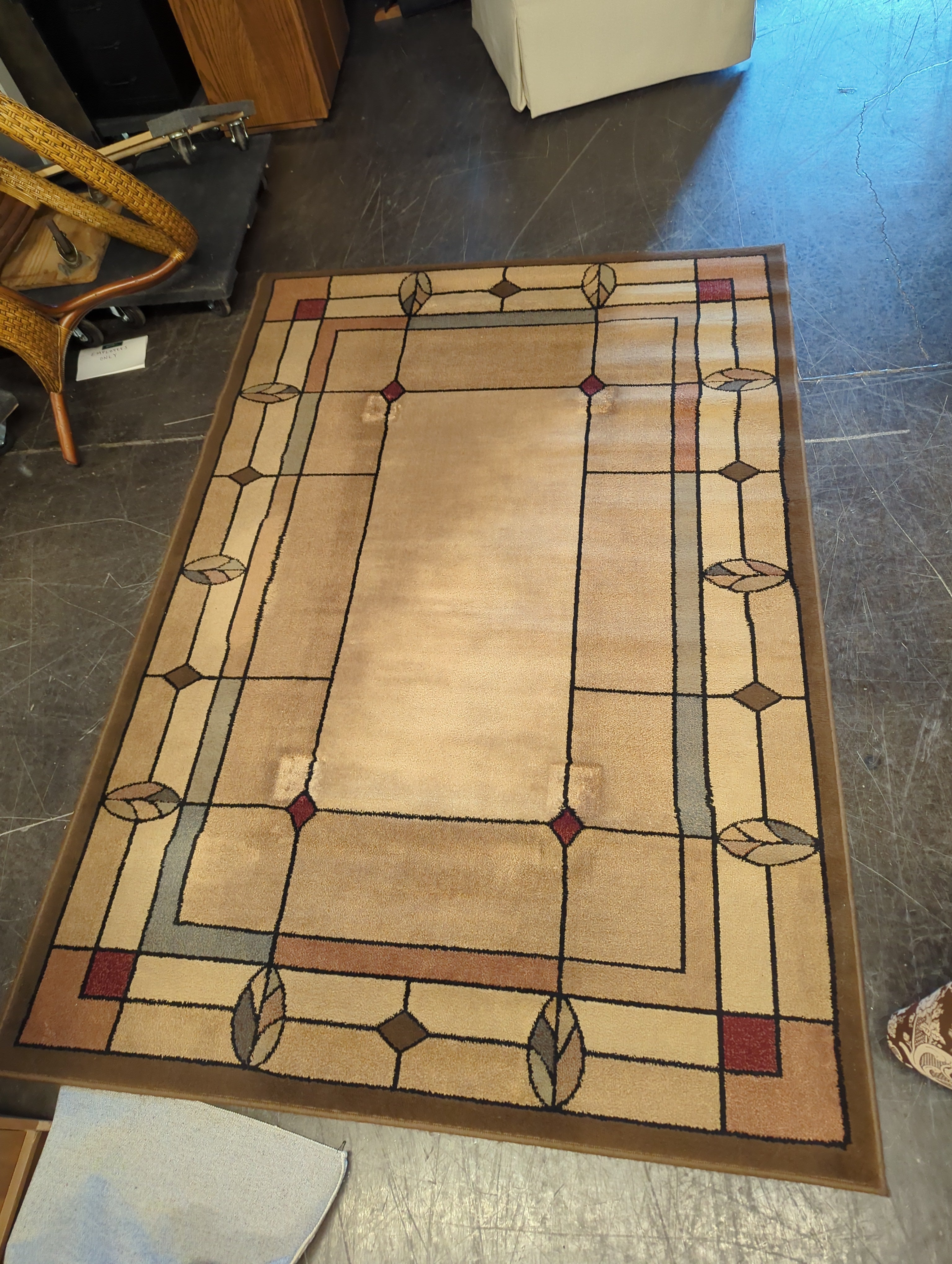 Brown Rug 5x7