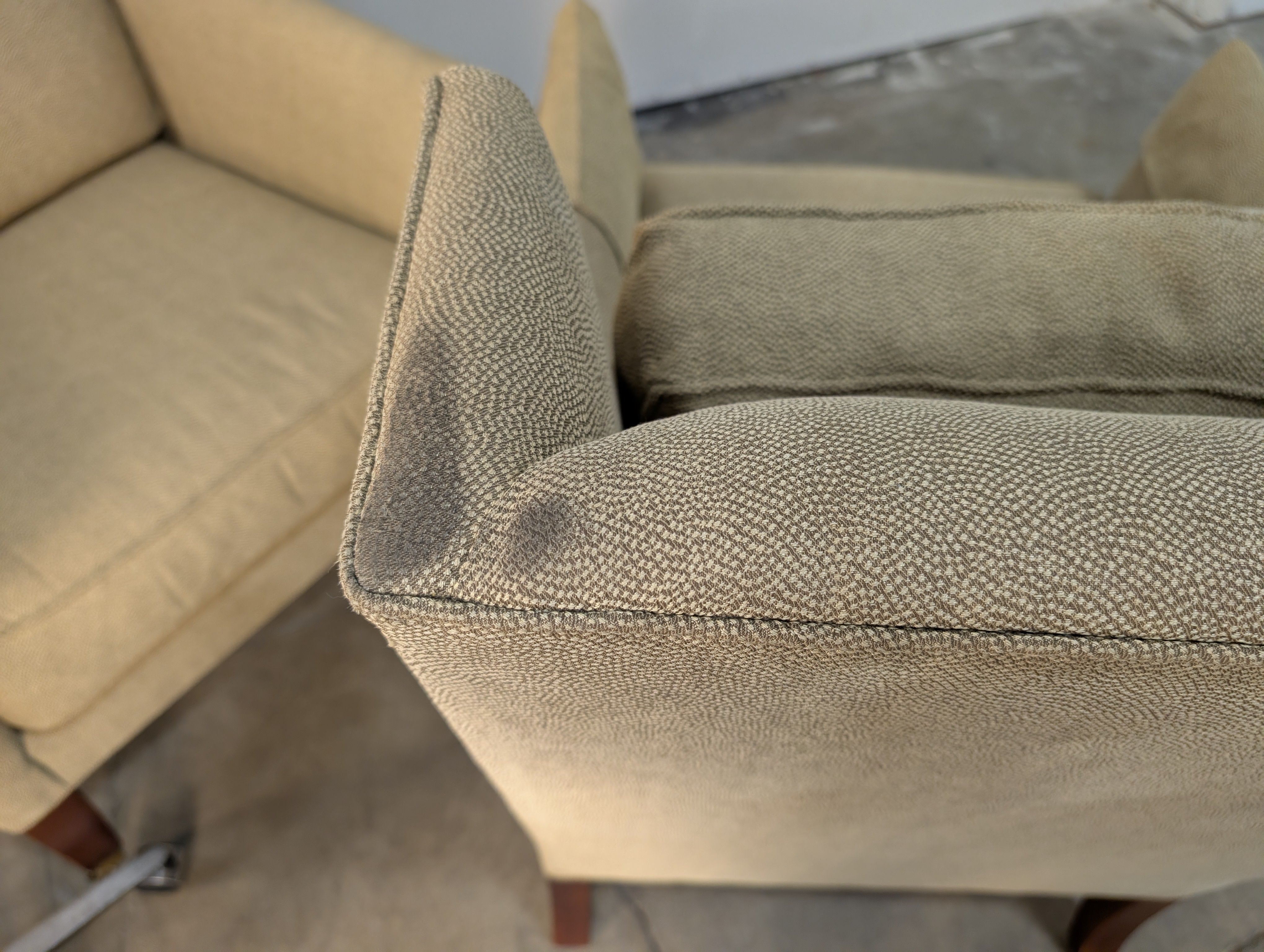 Luxurious Light Beige Club Chair by Baker Furniture