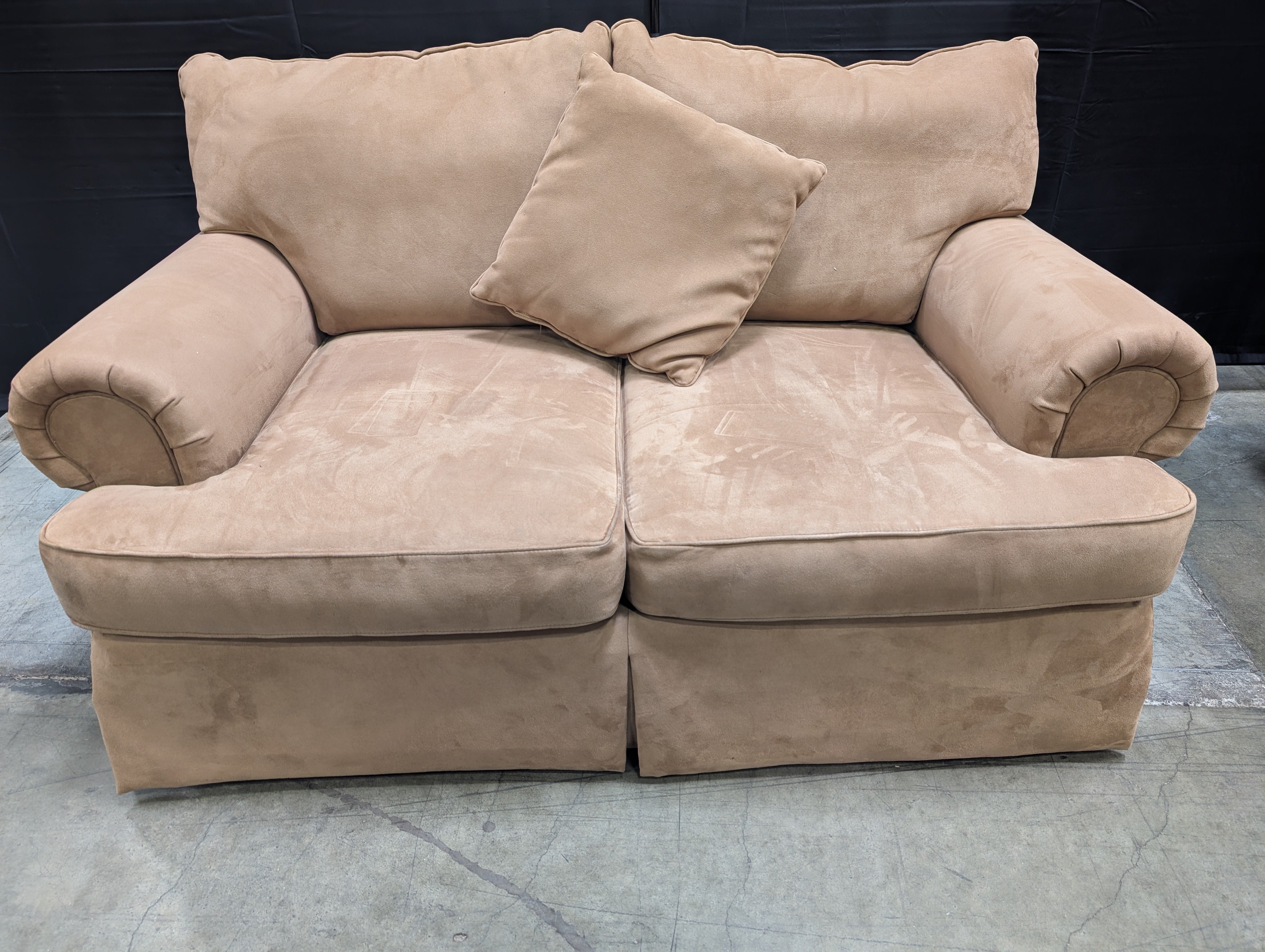 Neutral Beige Flexsteel Sofa