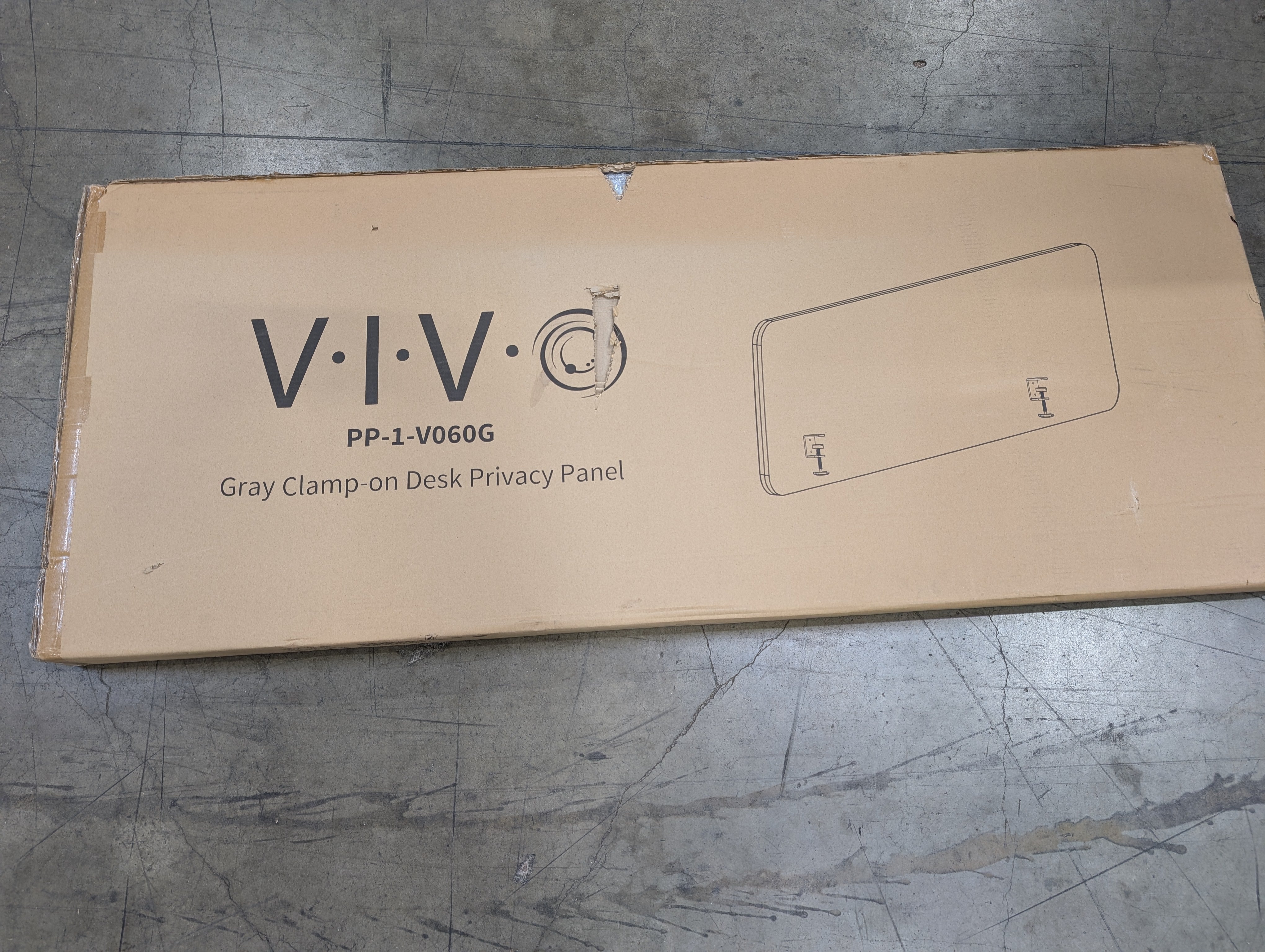 Vivo Clamp on Desk Divider