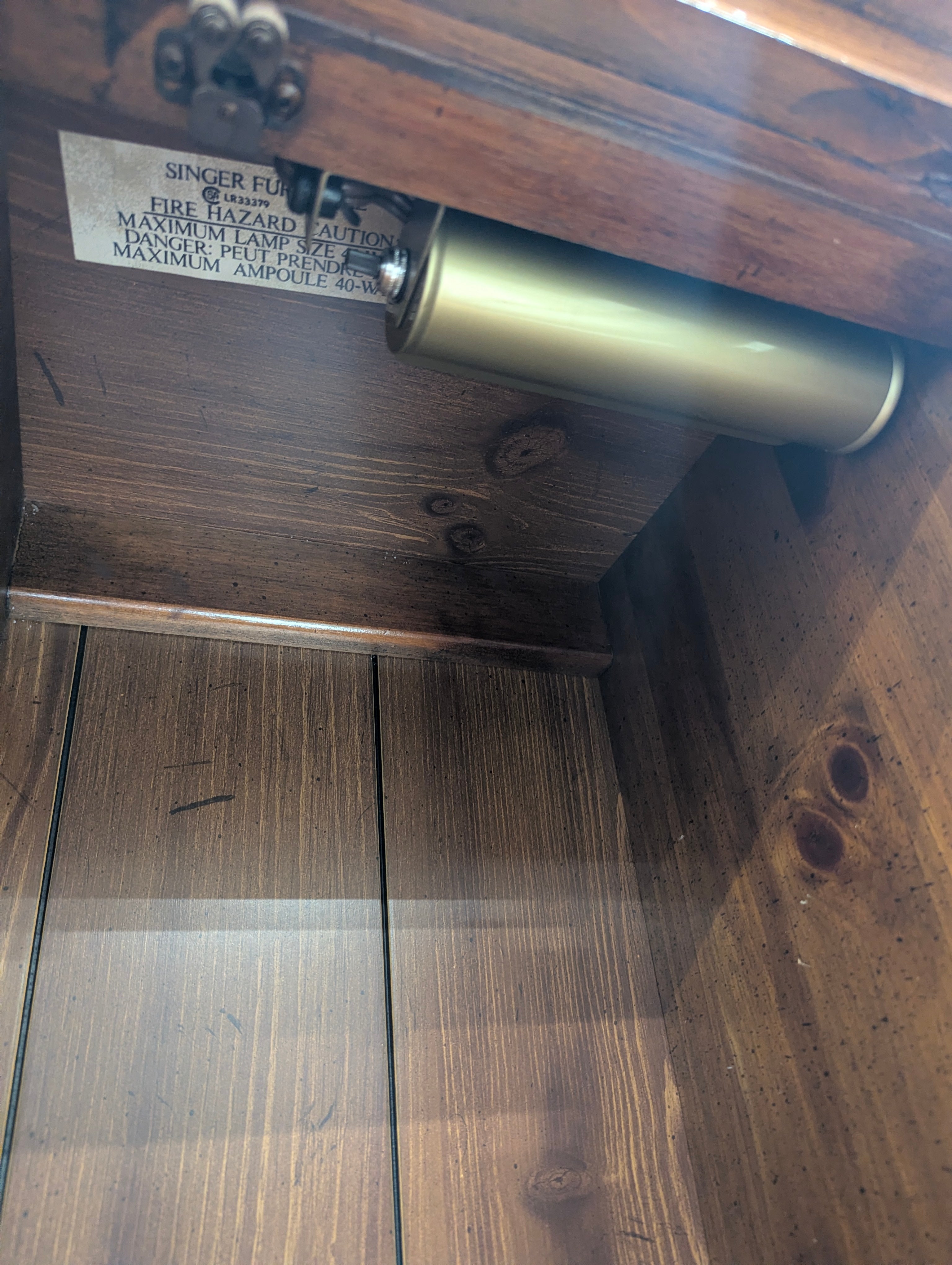 Traditional Wood Display Cabinet Hutch