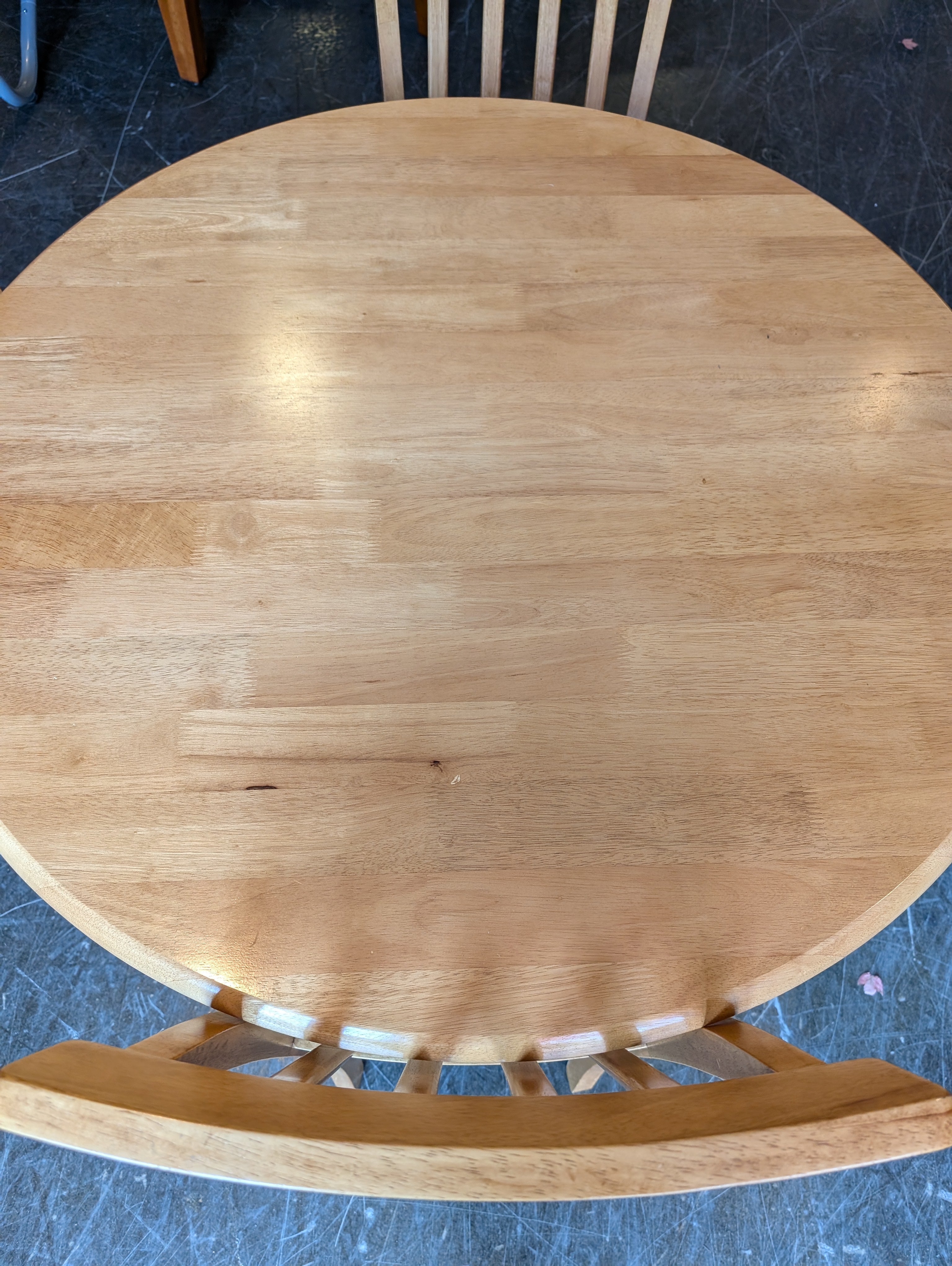 Compact Wooden Kitchen Dining Set with Four Chairs