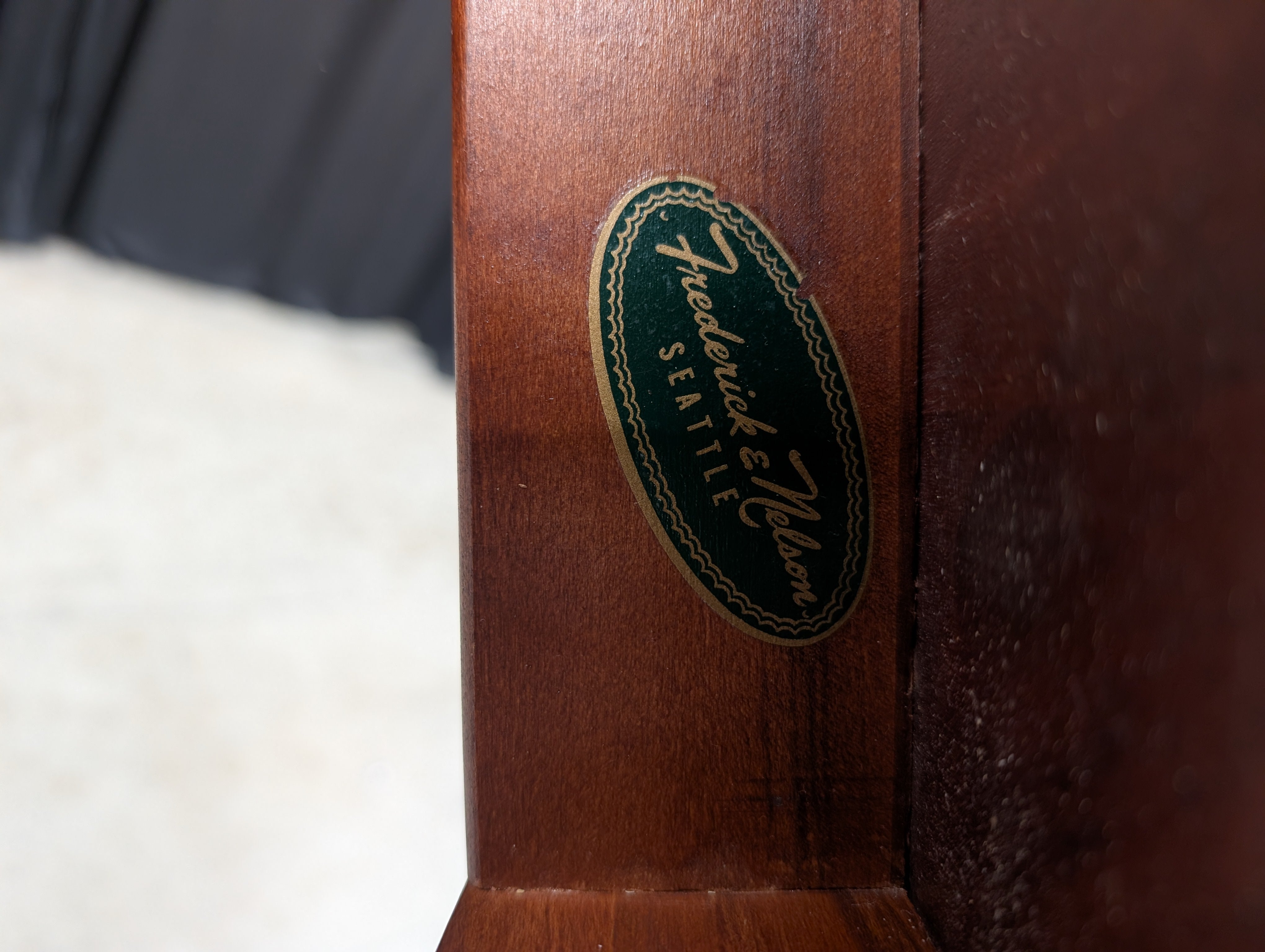 Vintage Mahogany Pedestal End Table with Tilt-Top