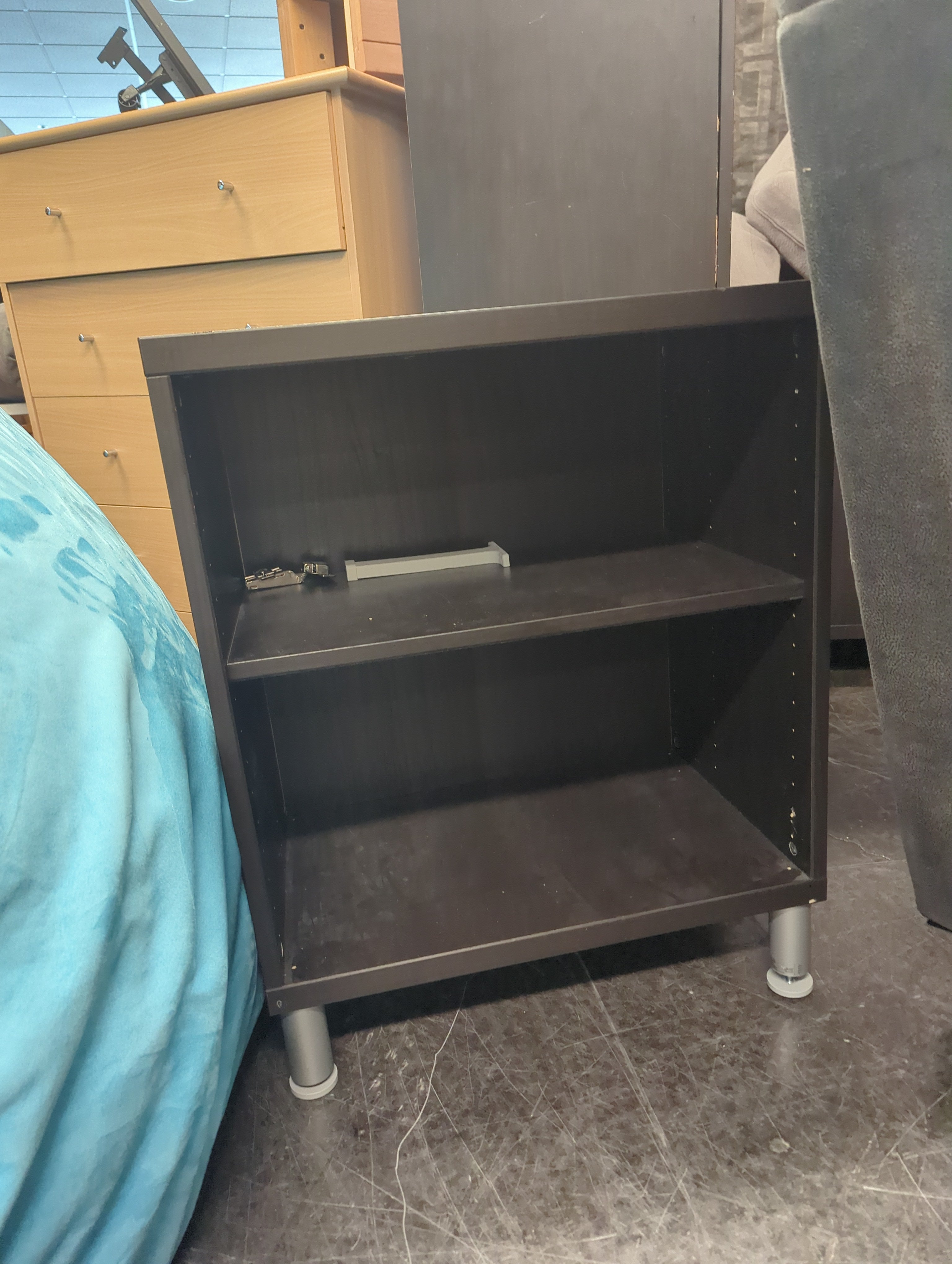 IKEA BESTÅ Storage Shelf Unit with Adjustable Legs – Dark Brown