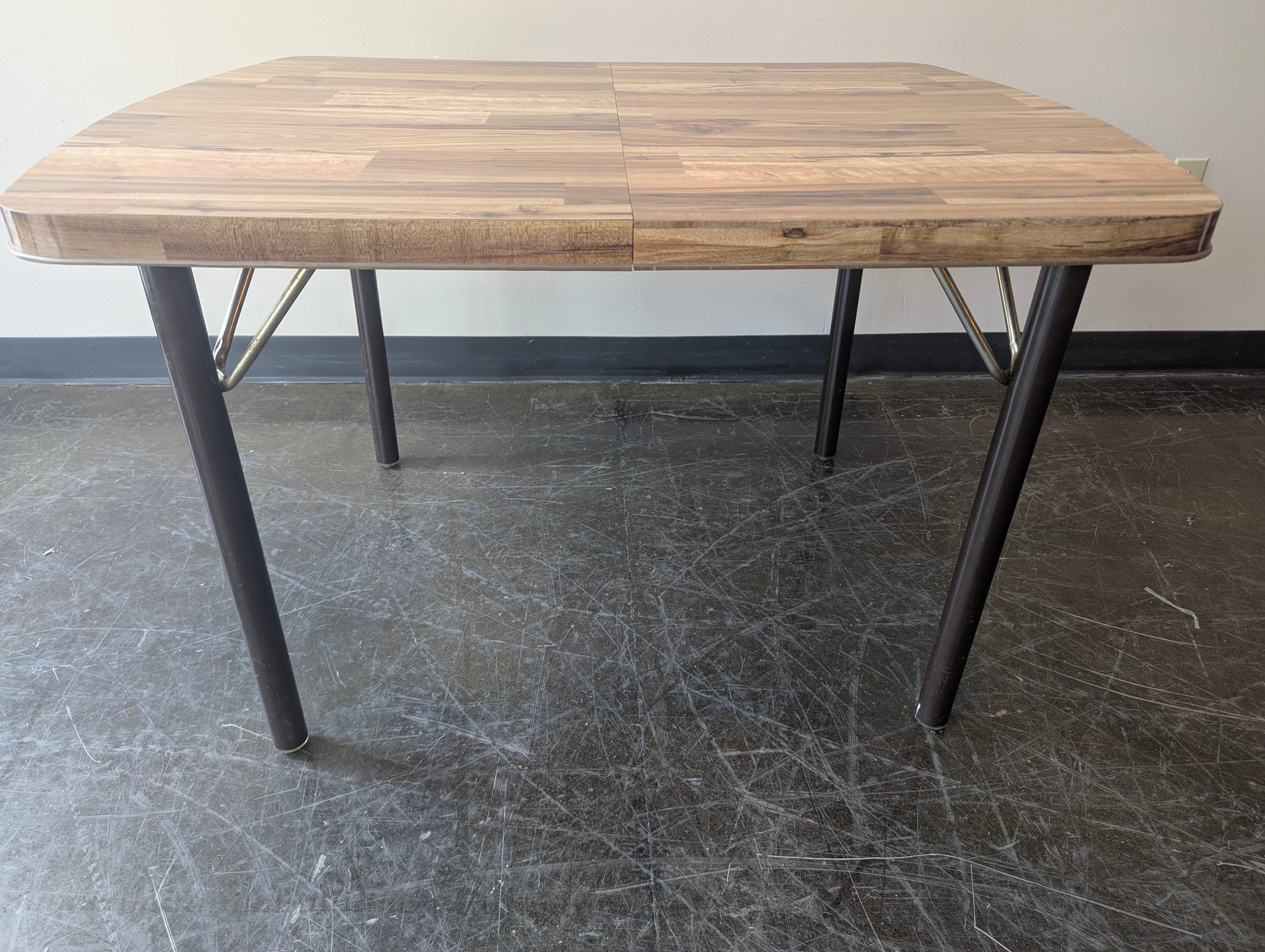 Warm-toned Wood Expandable Dining Table