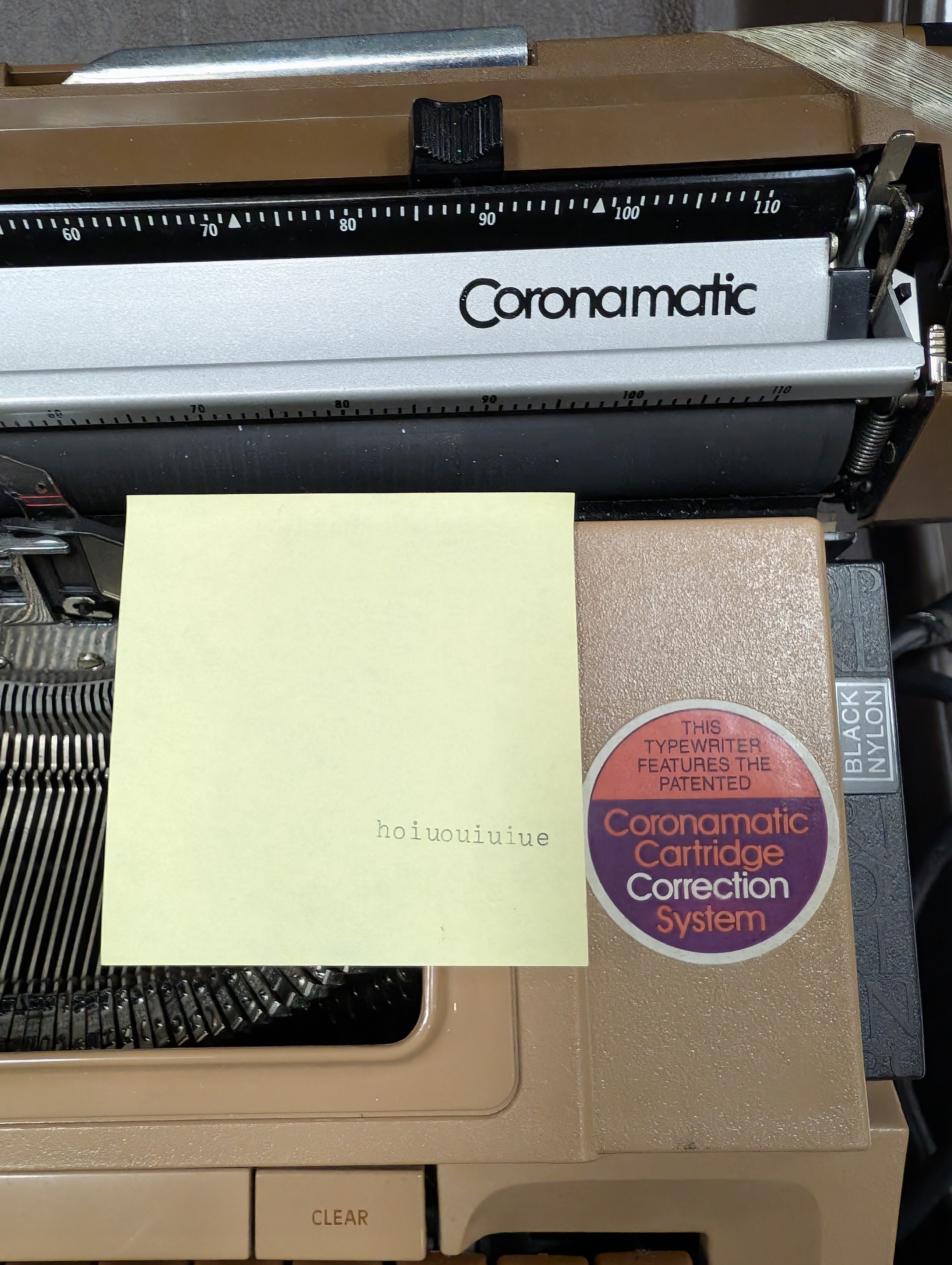 Vintage Smith-Corona Hard-Shell Attache Case Brown