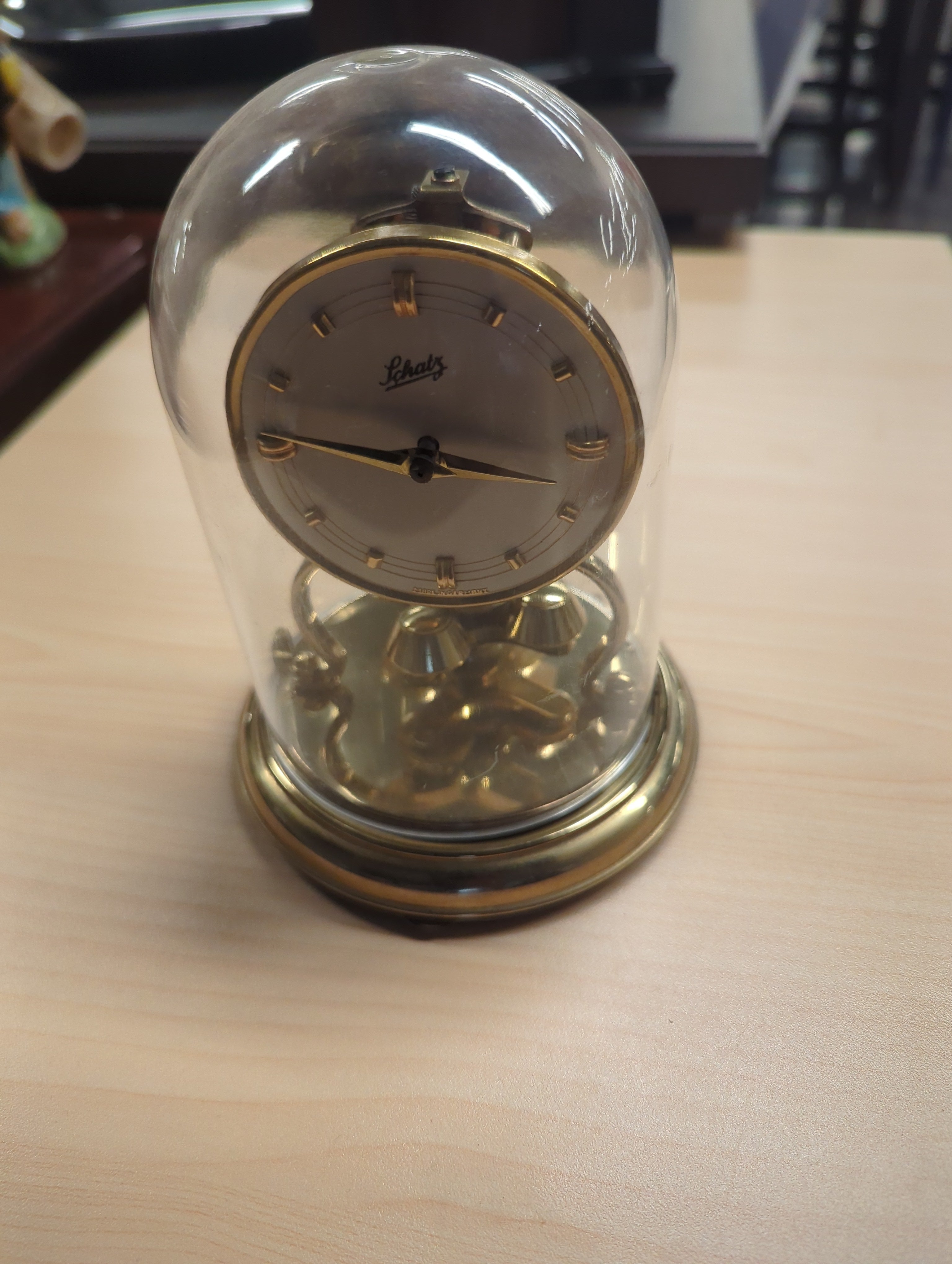 Gold Table Clock
