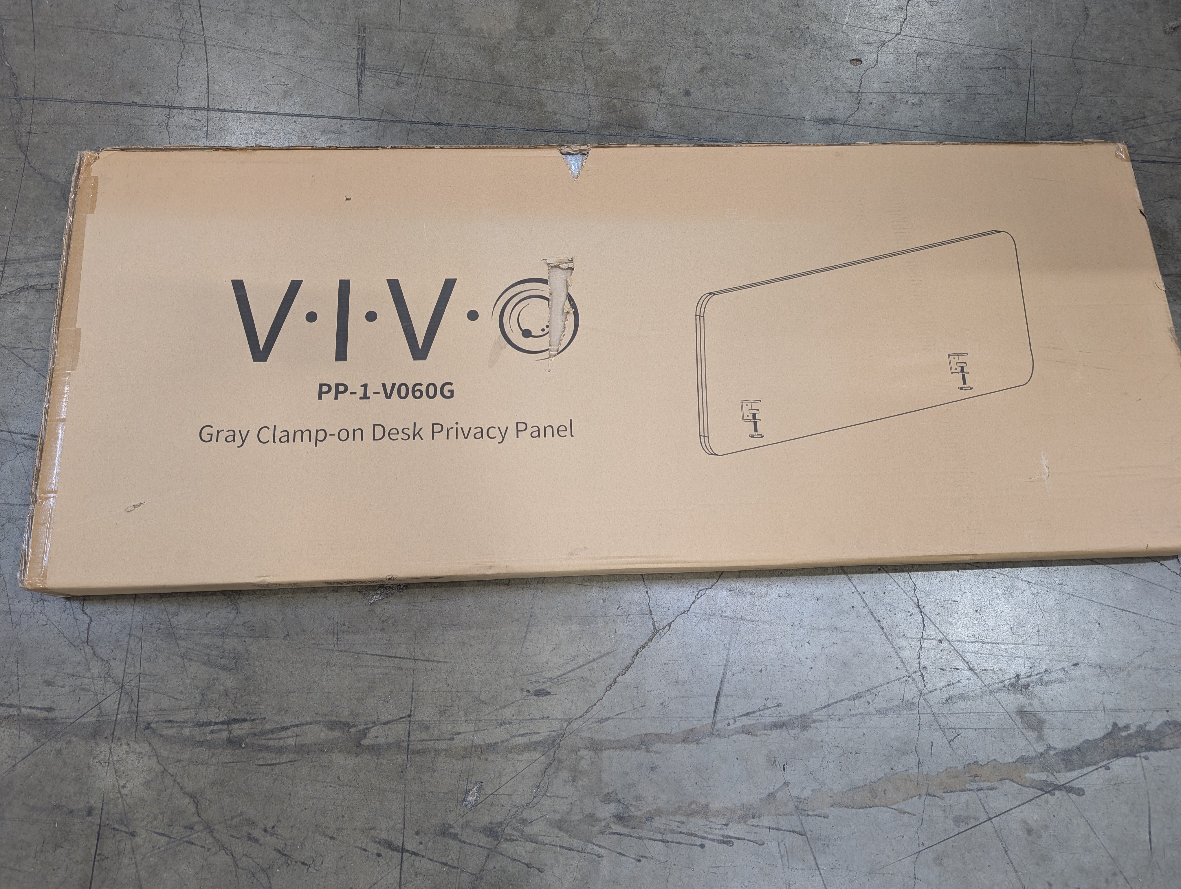 Vivo Clamp on Desk Divider