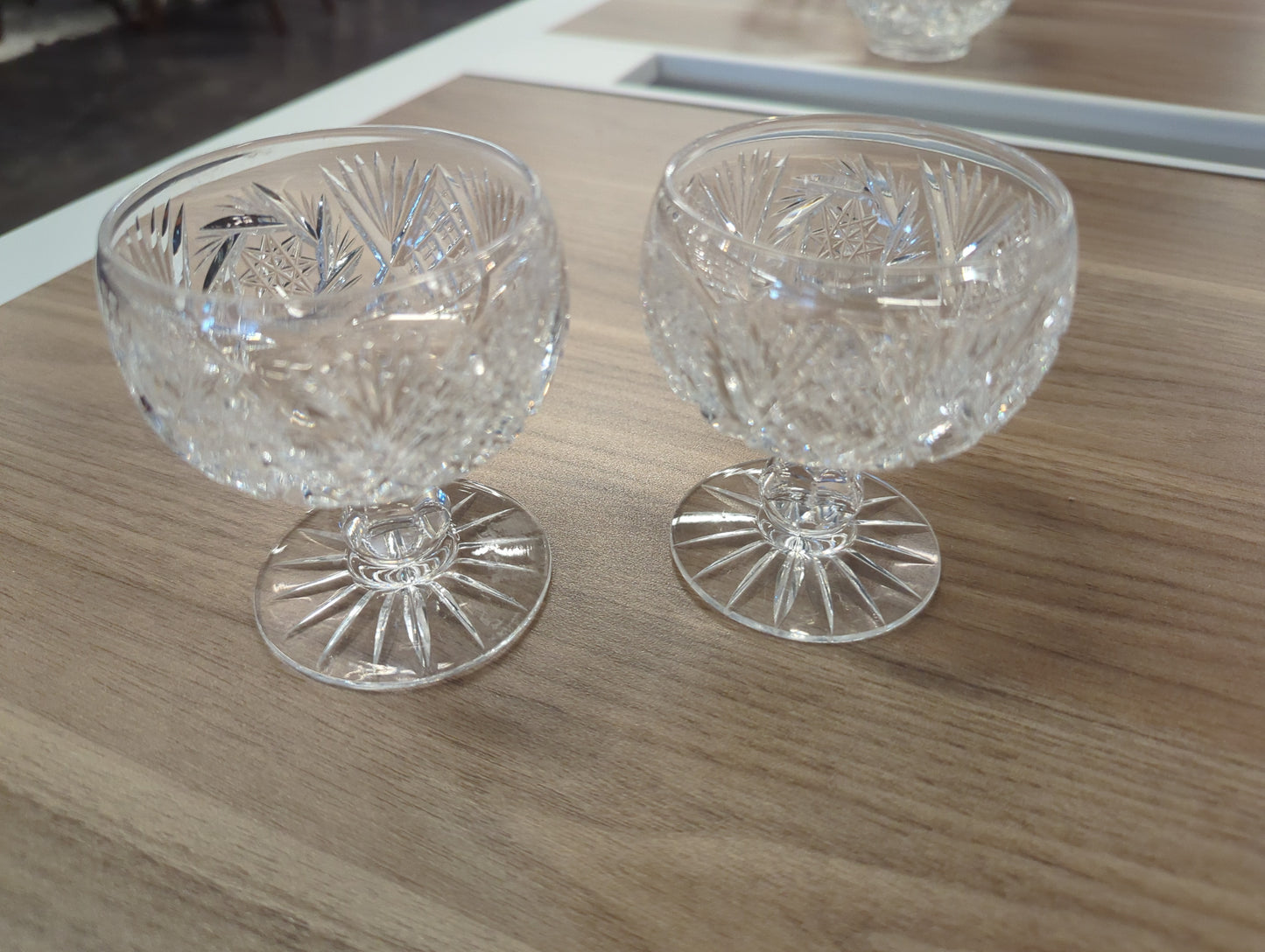 Crystal snifter glasses (set)