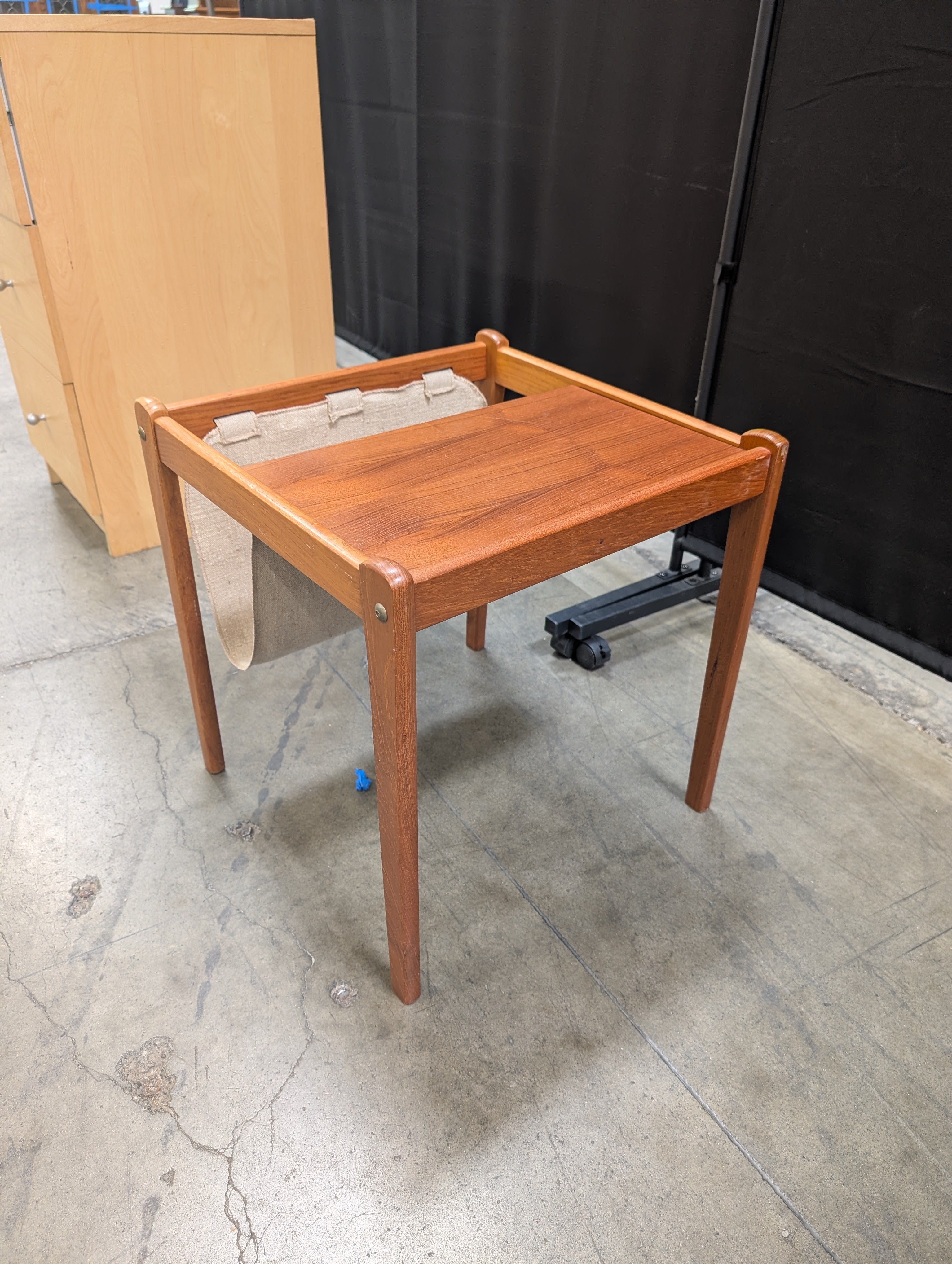 Danish Modern Teak Magazine Rack by BRDR Furbo