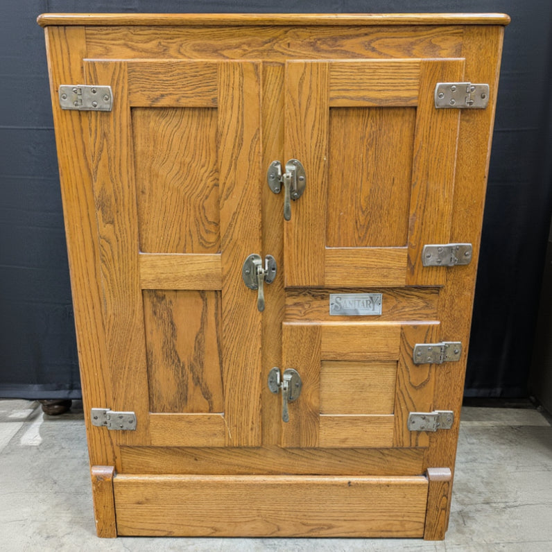 Vintage Oak Ice Box Cabinet