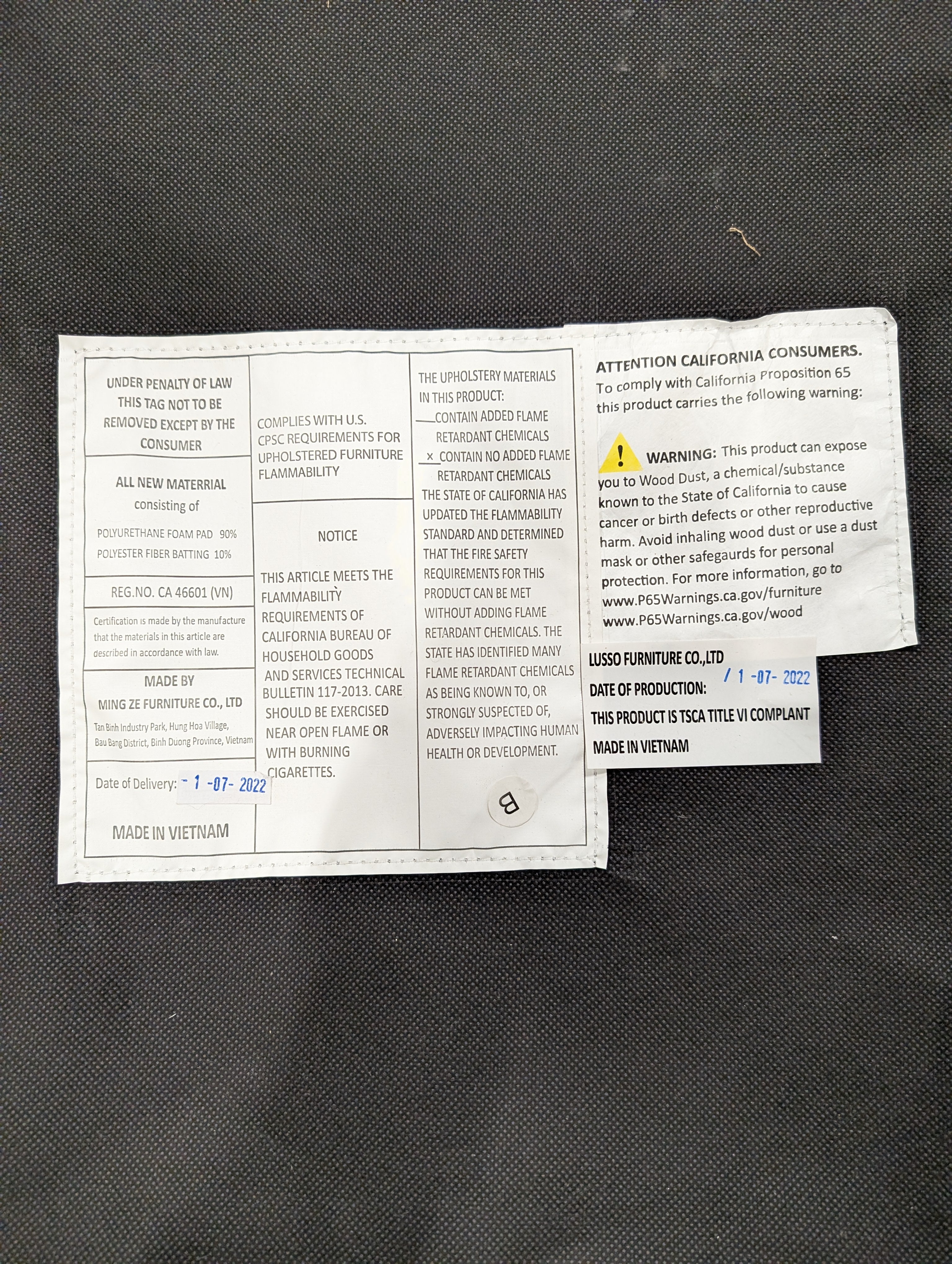 Set of Six Dark Grey Faux Leather Dining Chair with Wood Legs