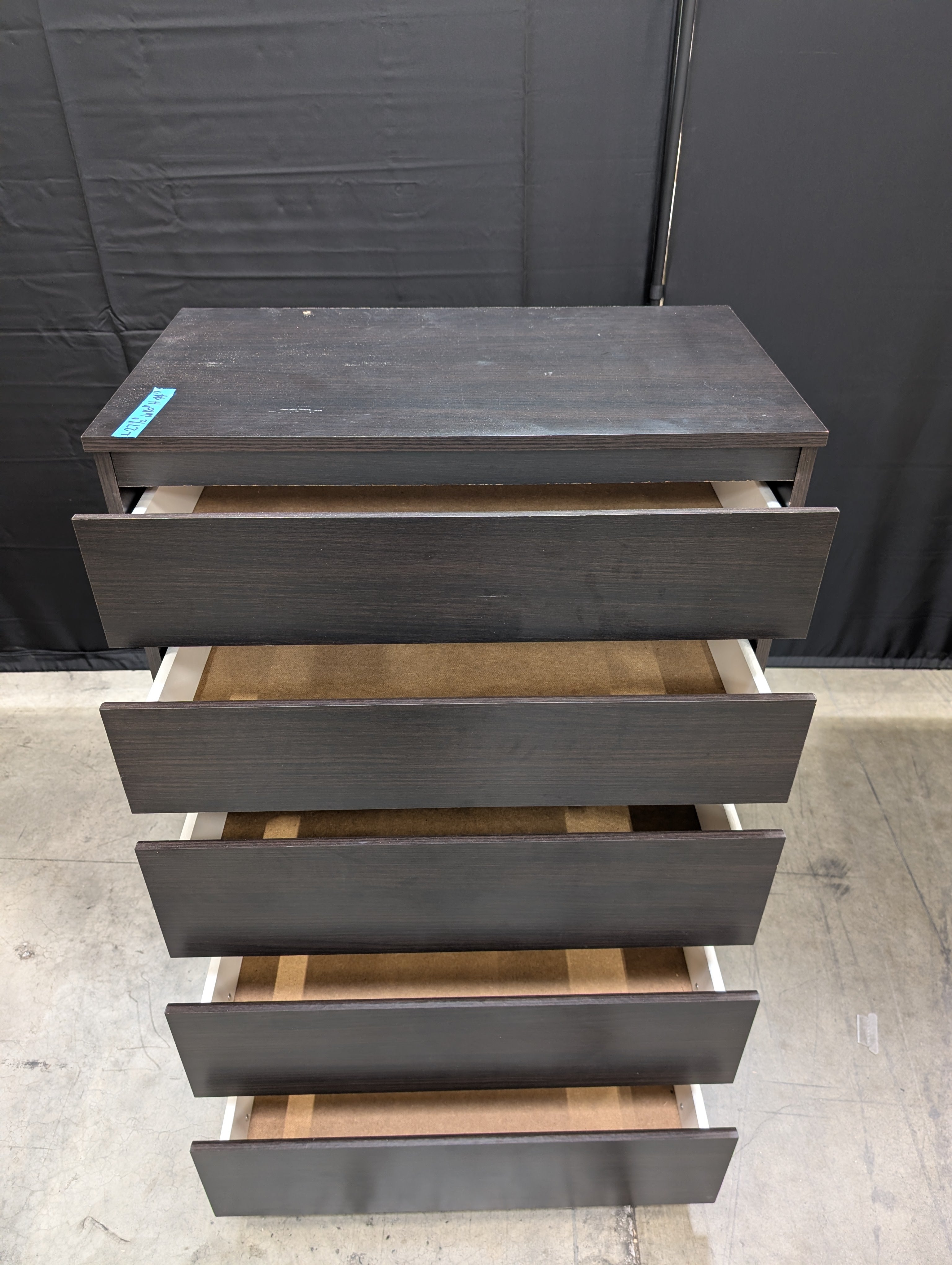 Espresso Finish Four-Drawer Storage Chest
