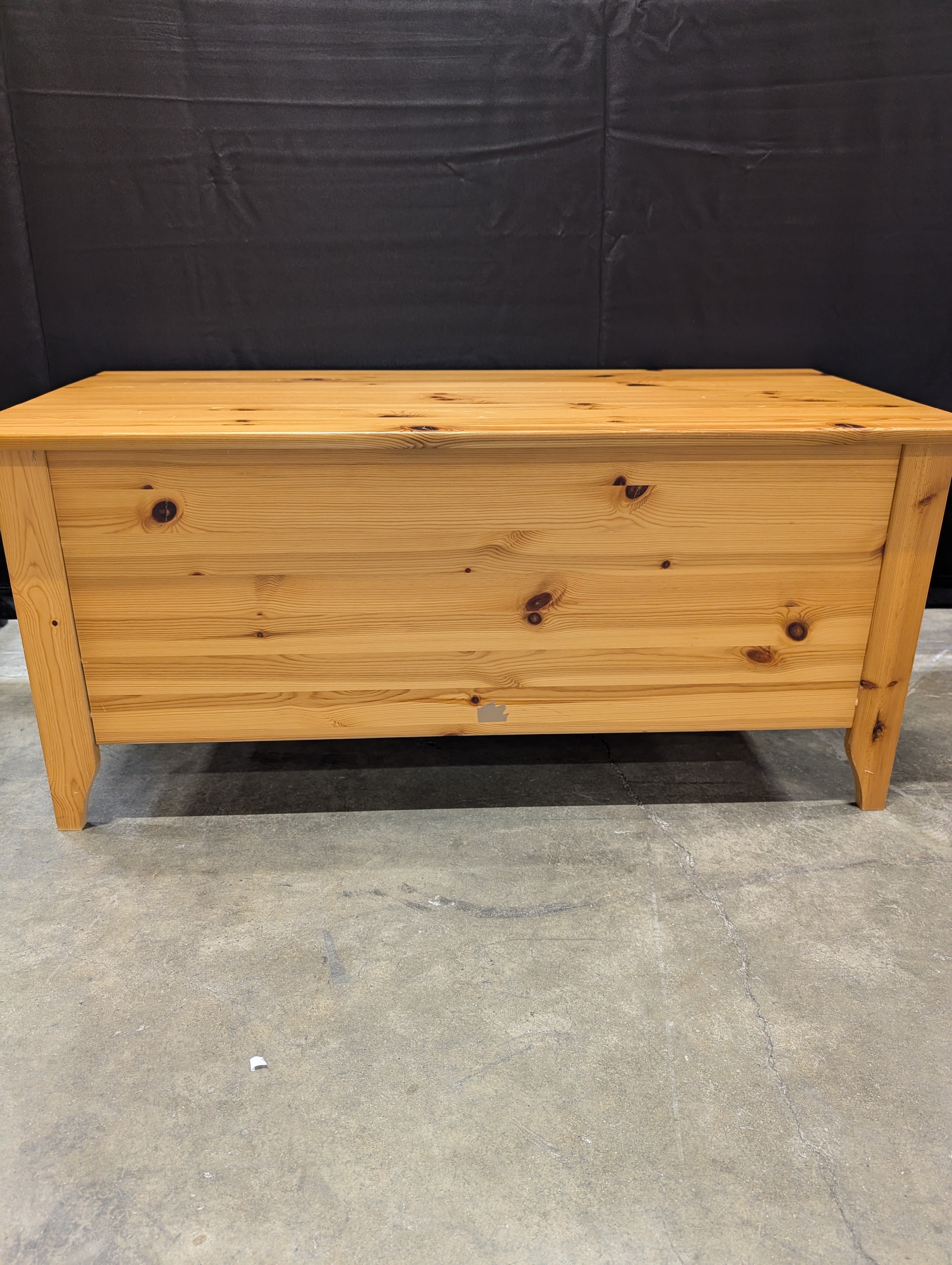 Natural Pine Wood Storage Chest