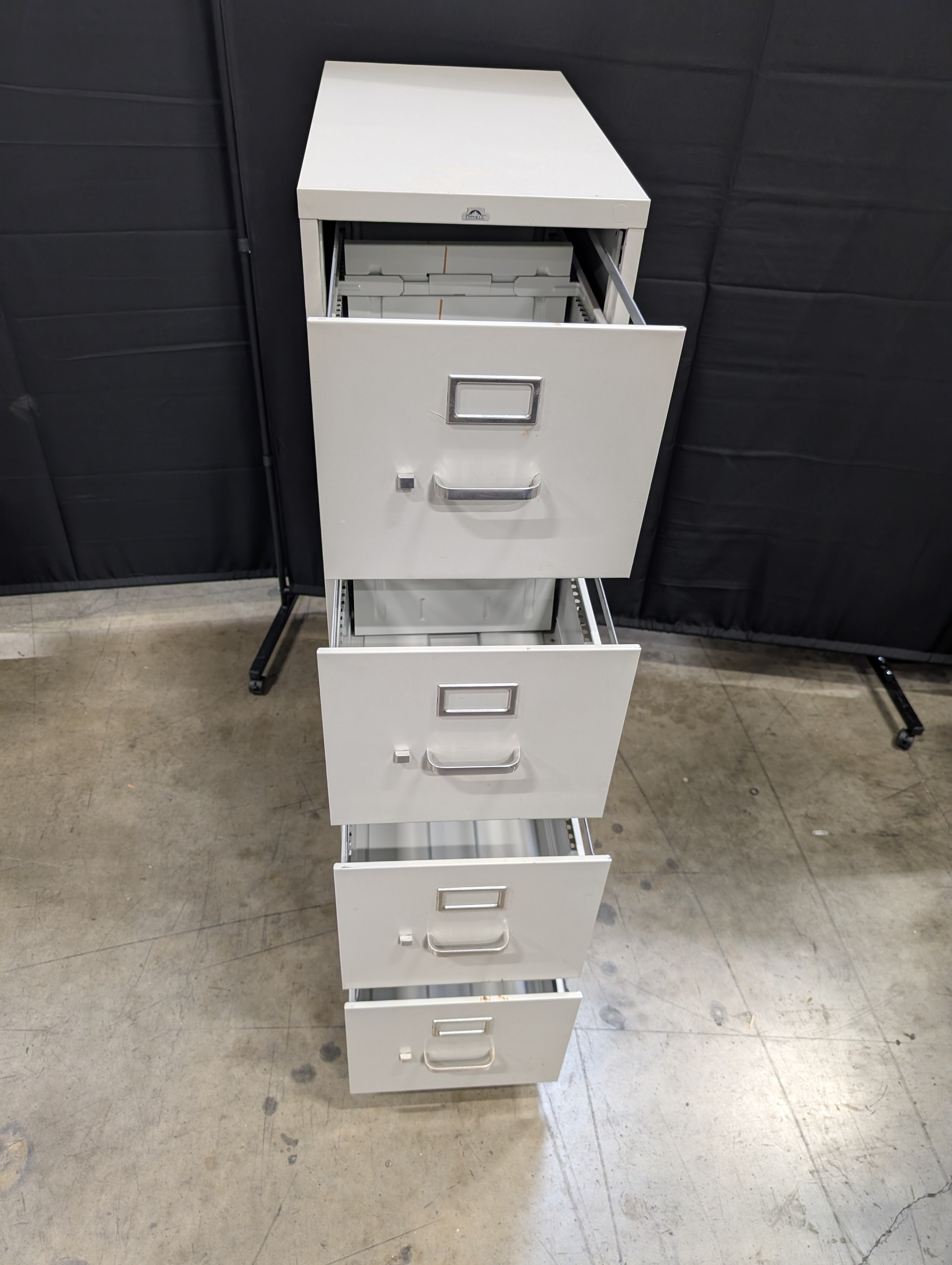 Pinnacle Four-Drawer Metal Filing Cabinet