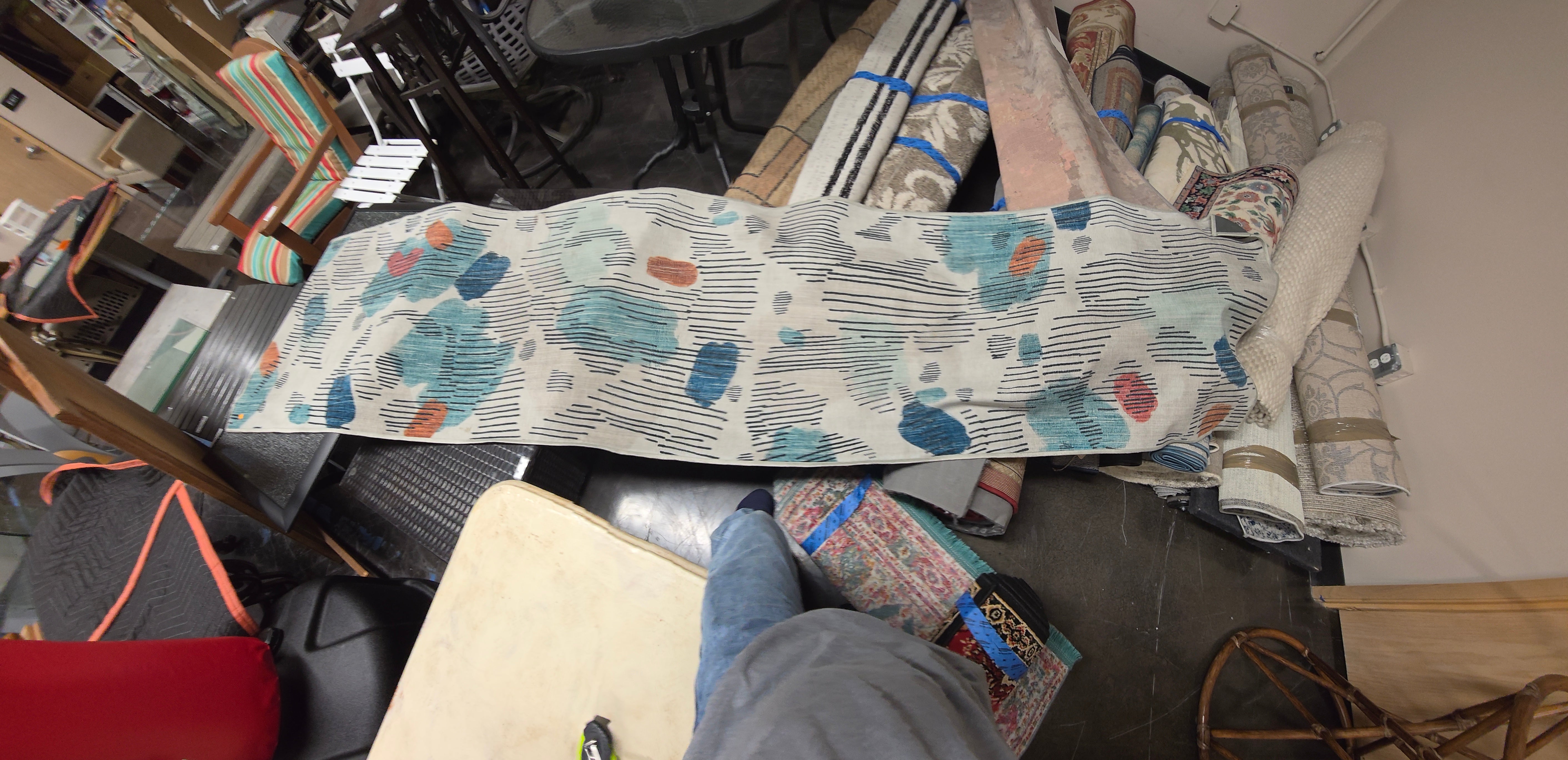 Abstract Modern Runner Rug