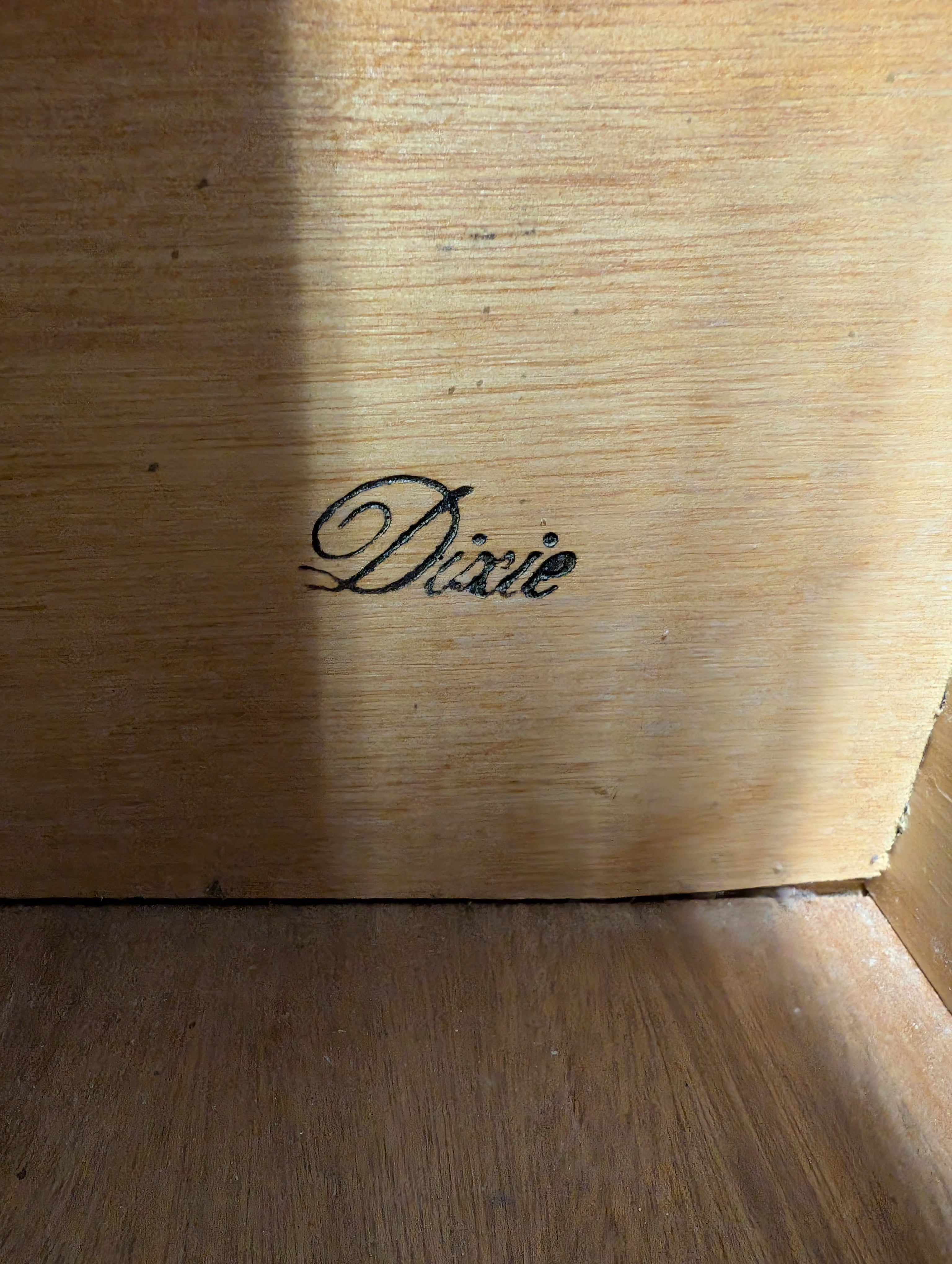 Traditional Dixie Hardwood Armoire Cabinet with Storage Drawers