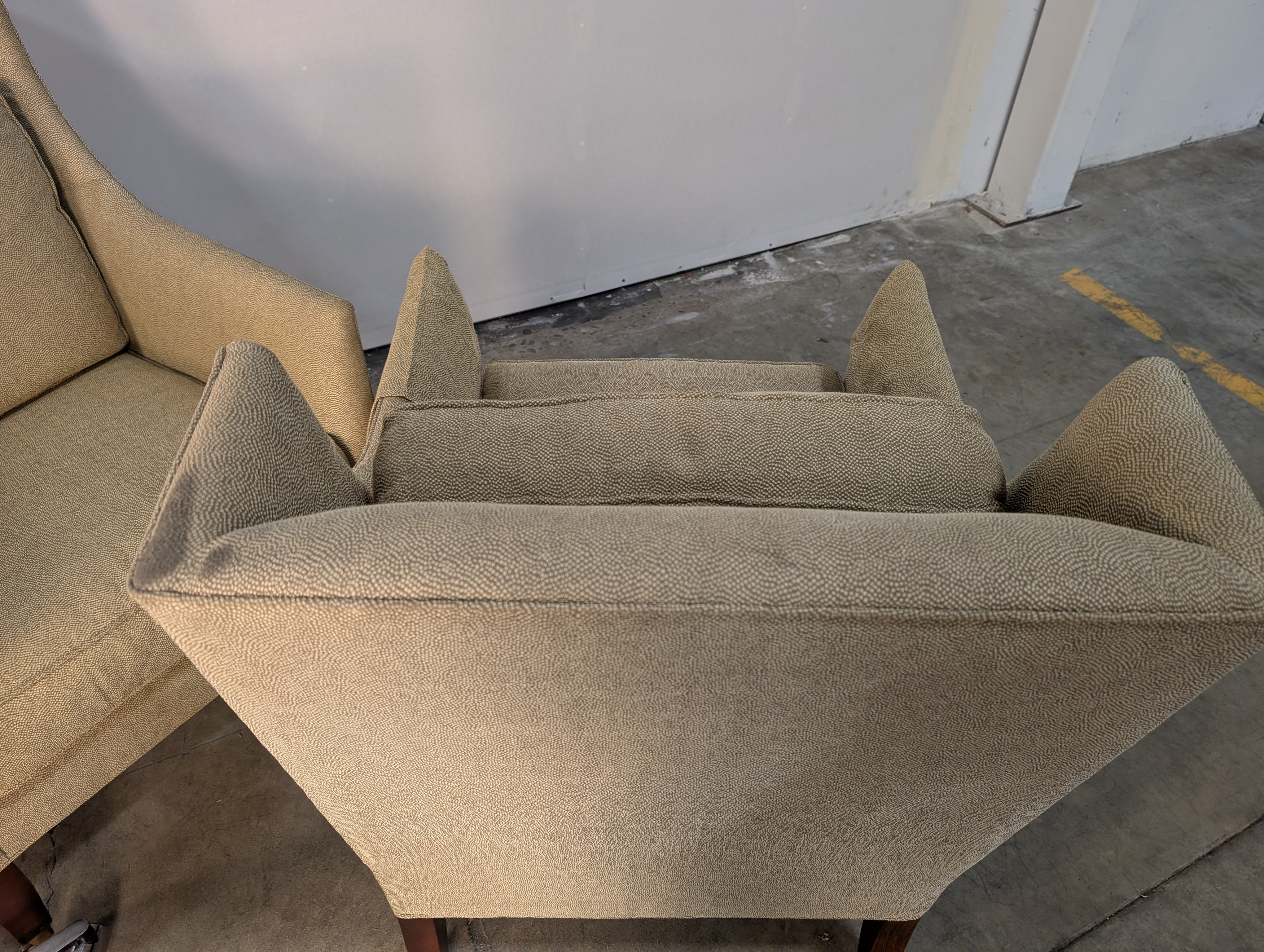 Luxurious Light Beige Club Chair by Baker Furniture