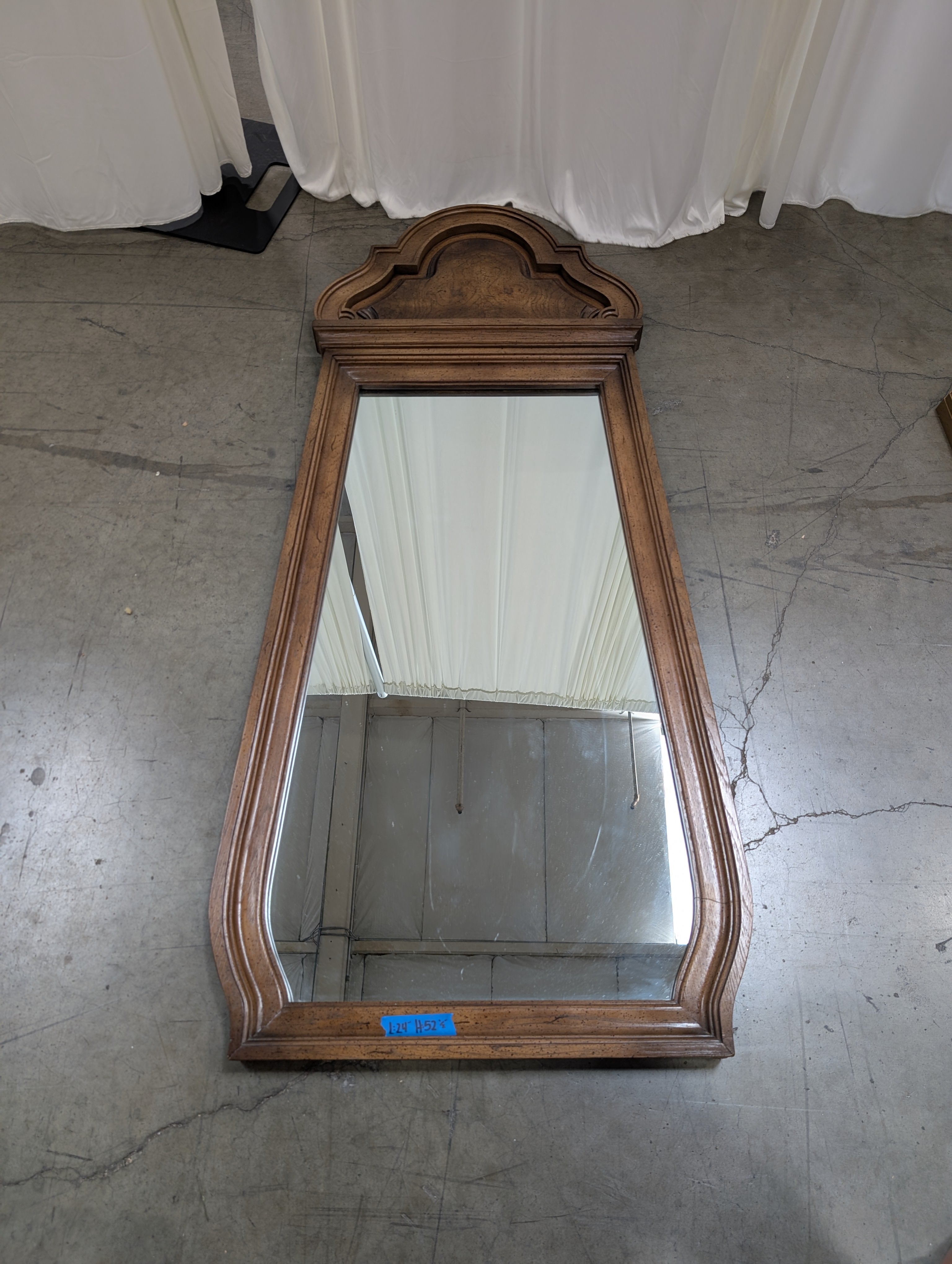 Traditional Carved Wood Wall Mirror