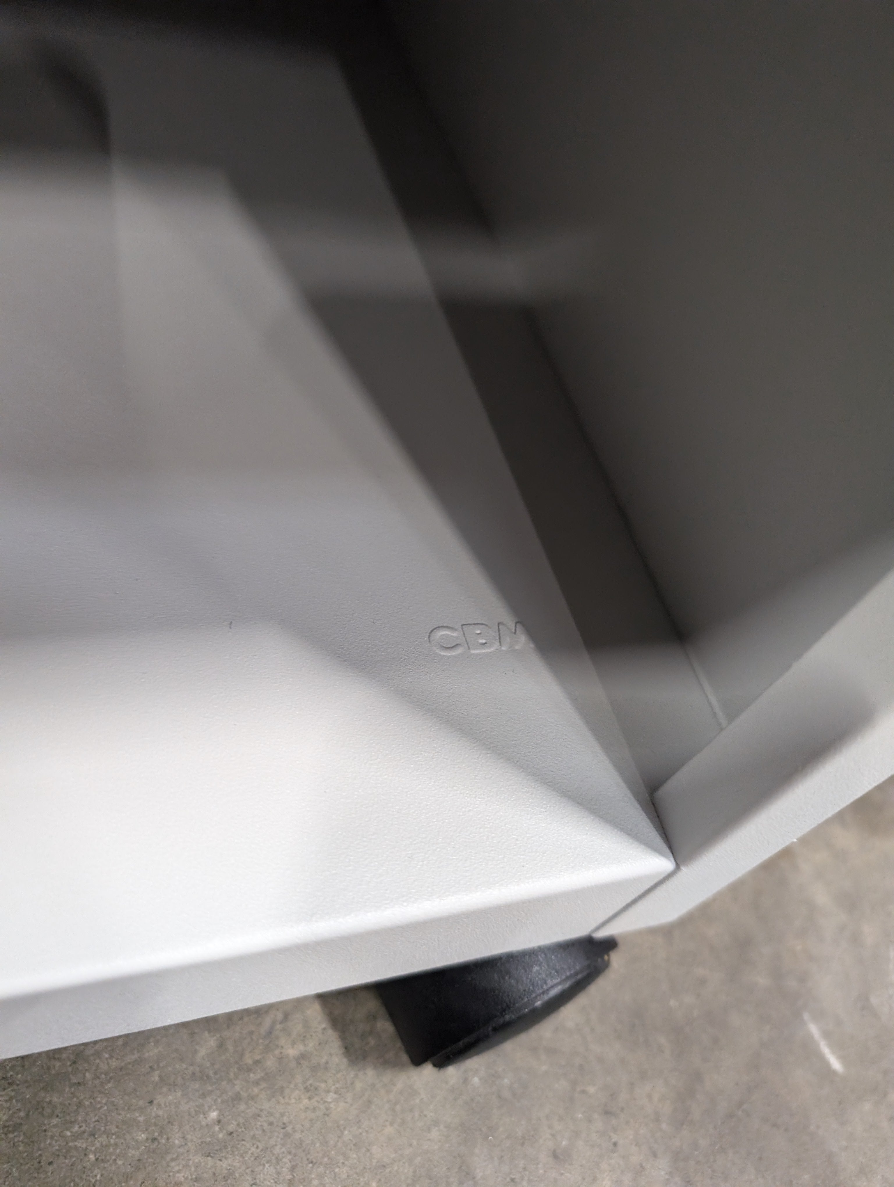 Mobile Grey Metal Storage Cabinet