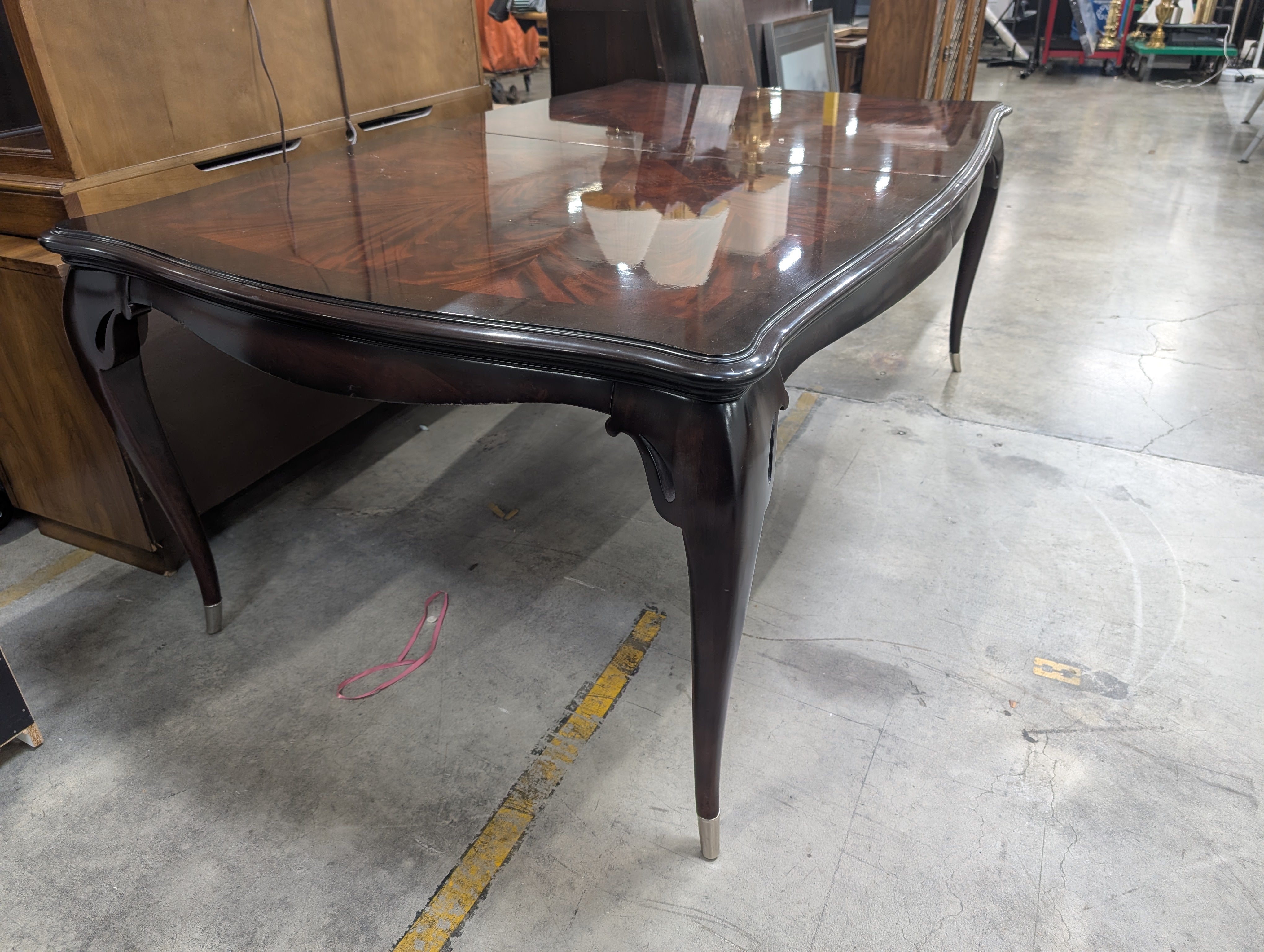 Dining Table in Dark Wood with Two leaves