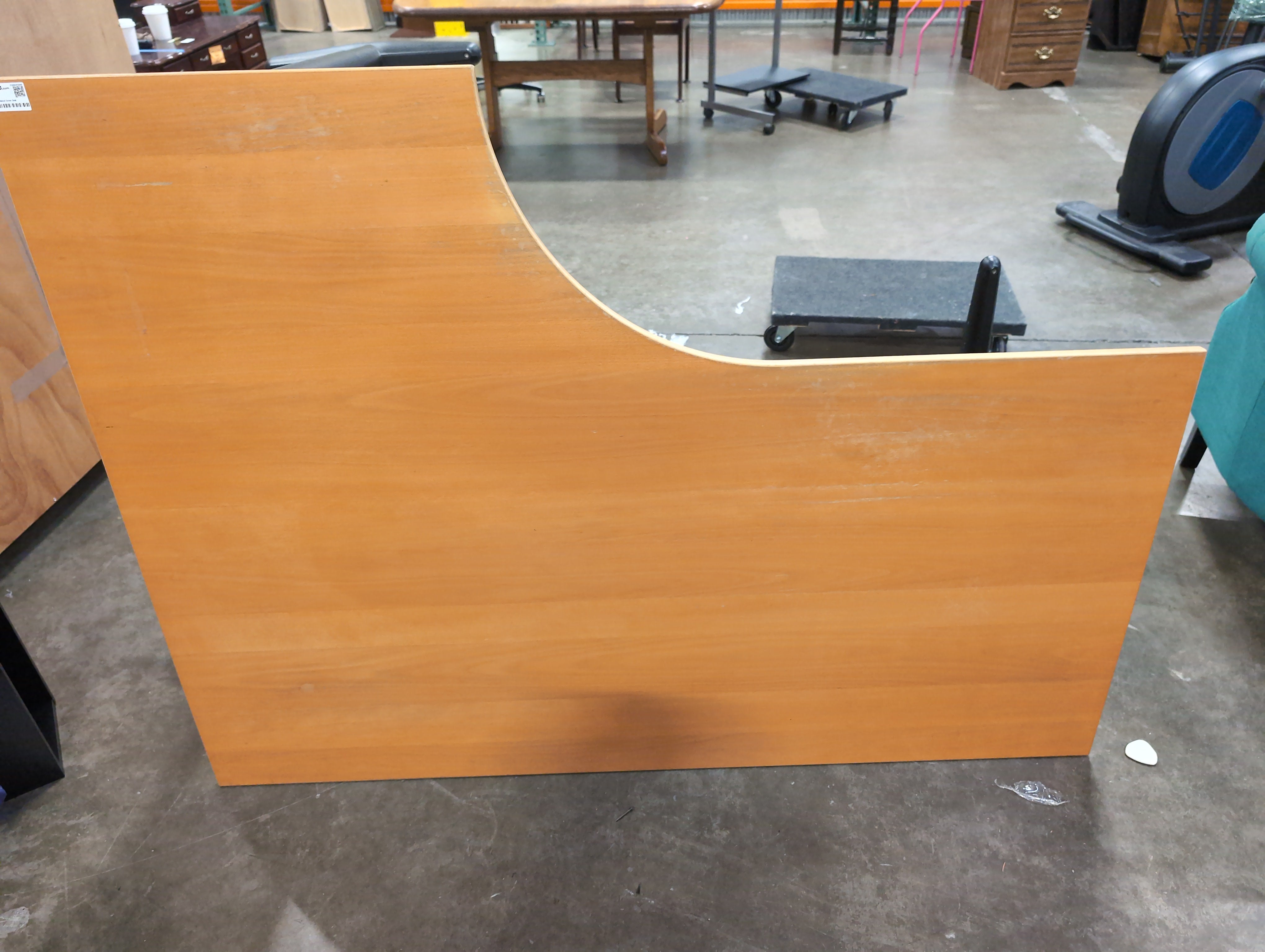 Warm-toned Hardwood Corner Desk