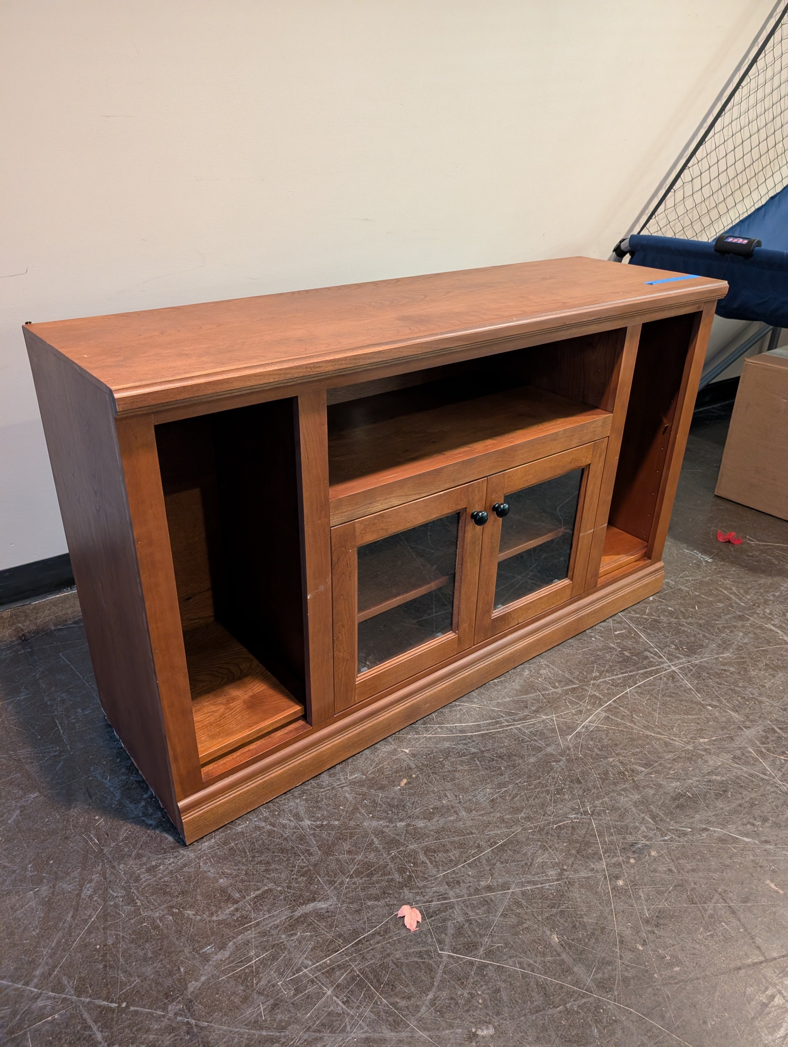 Rich Brown Hardwood Media Console