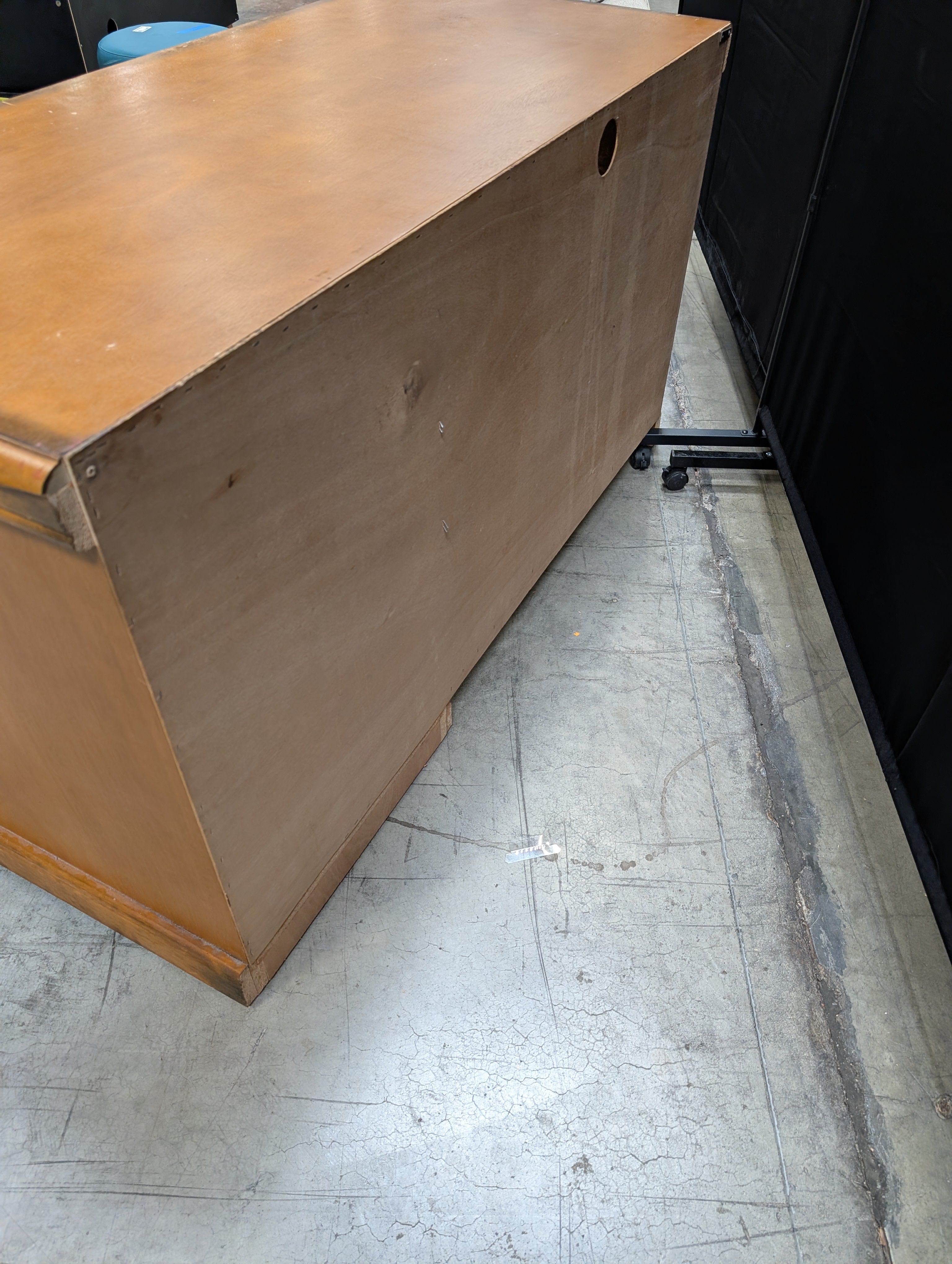 Martin Furniture Classic Brown Wood Office Desk with Three Storage Drawers