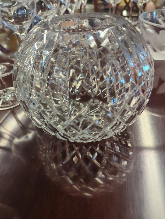 Small Round Crystal  Vase