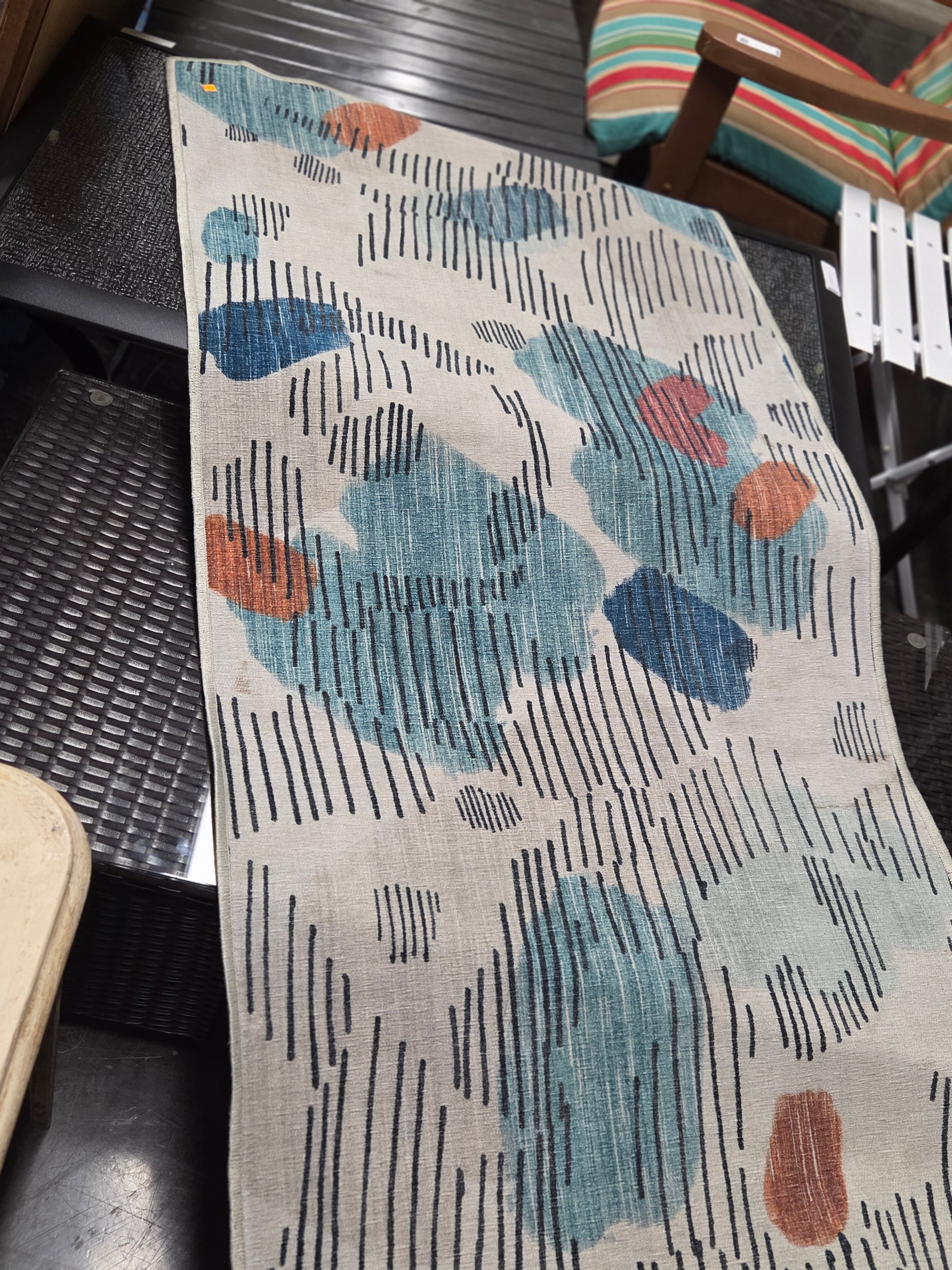 Abstract Modern Runner Rug
