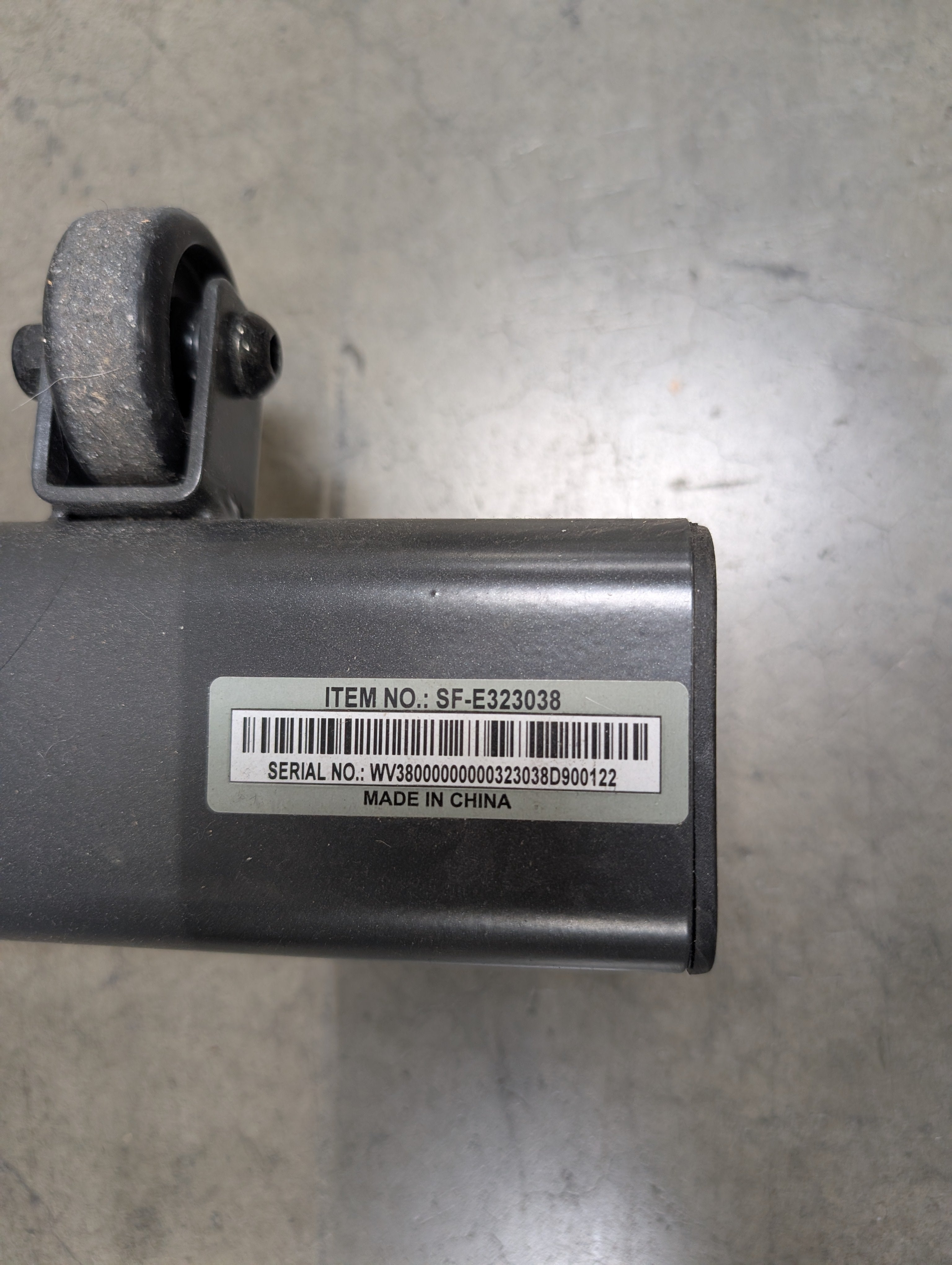 Black Magnetic Elliptical Trainer with Red Accents