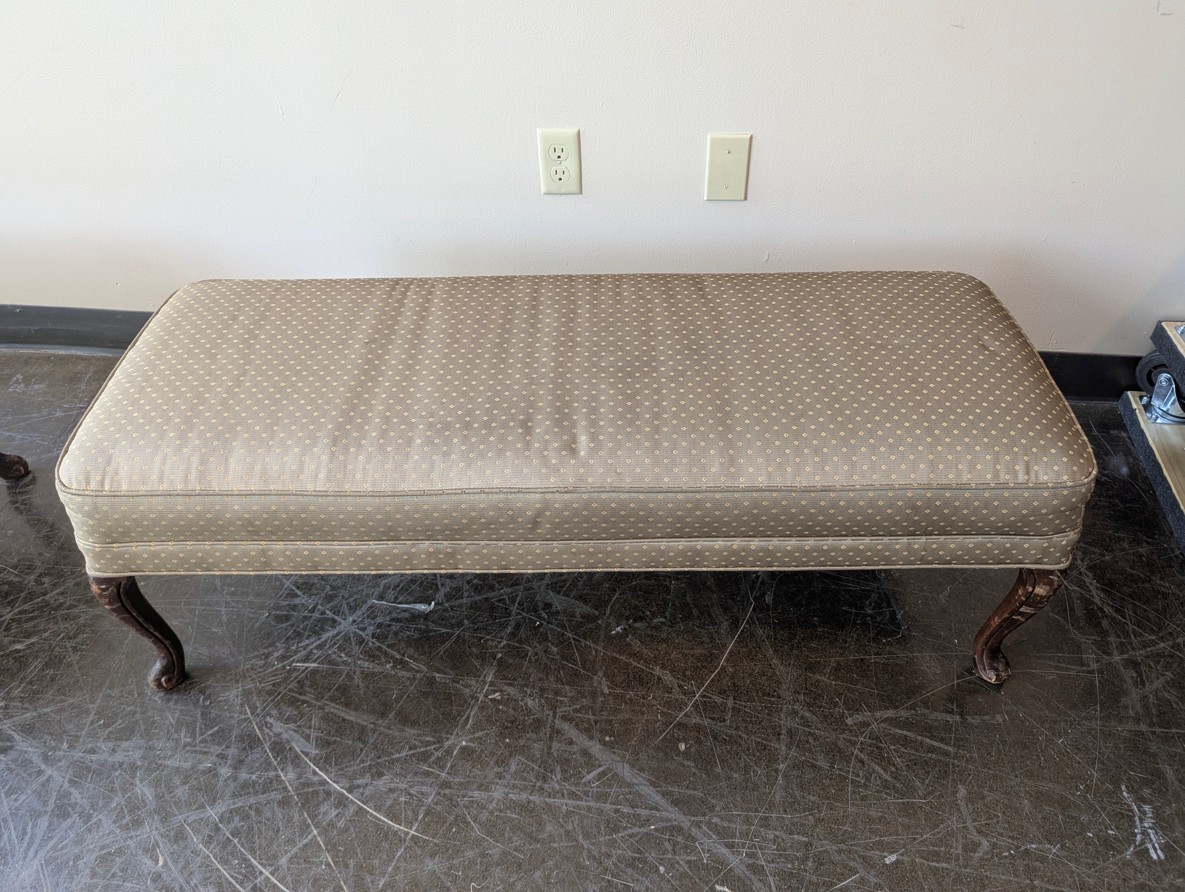 Olive Green Ottoman