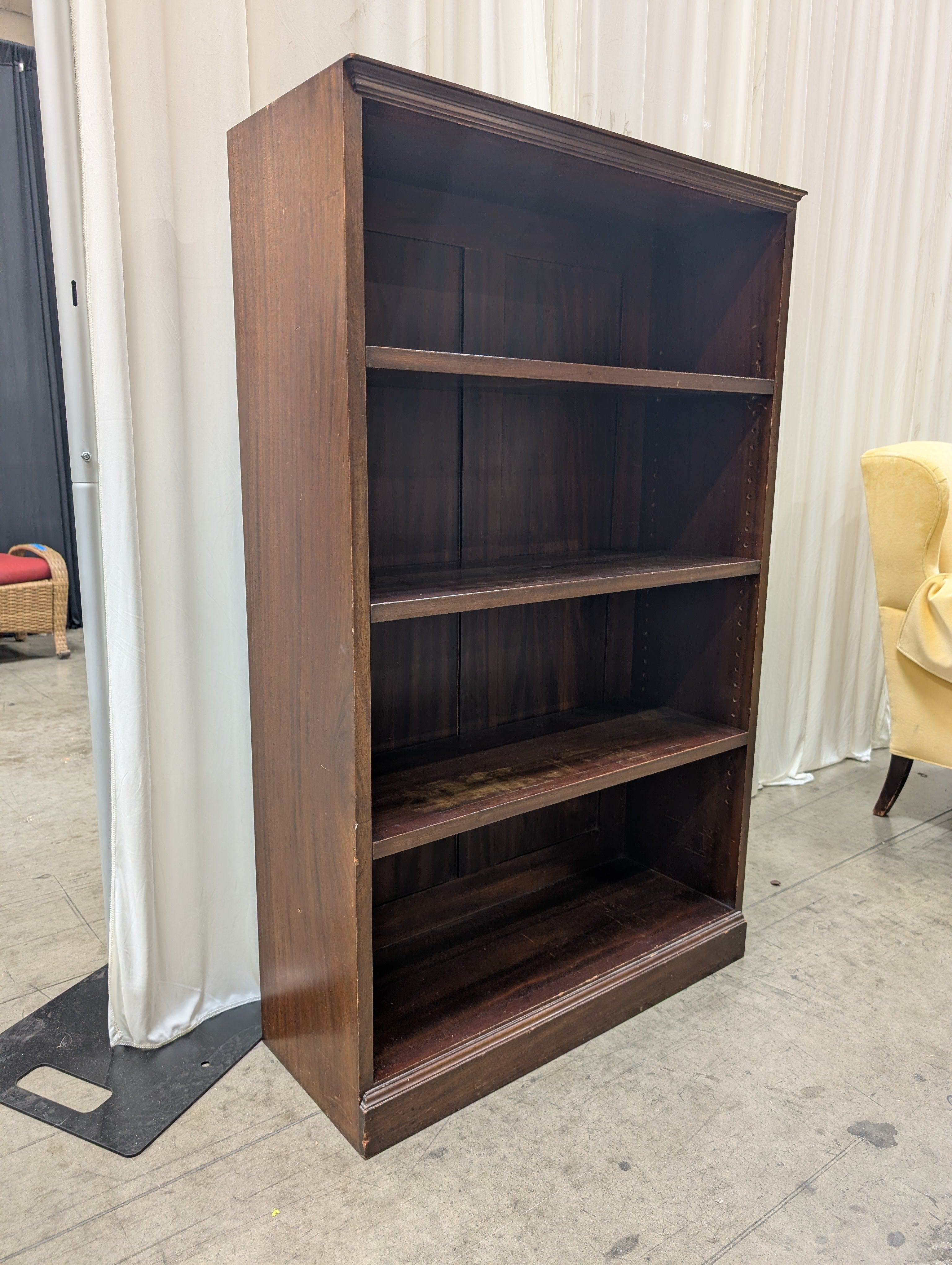 Dark Mahogany Tone Bookcase in Wood