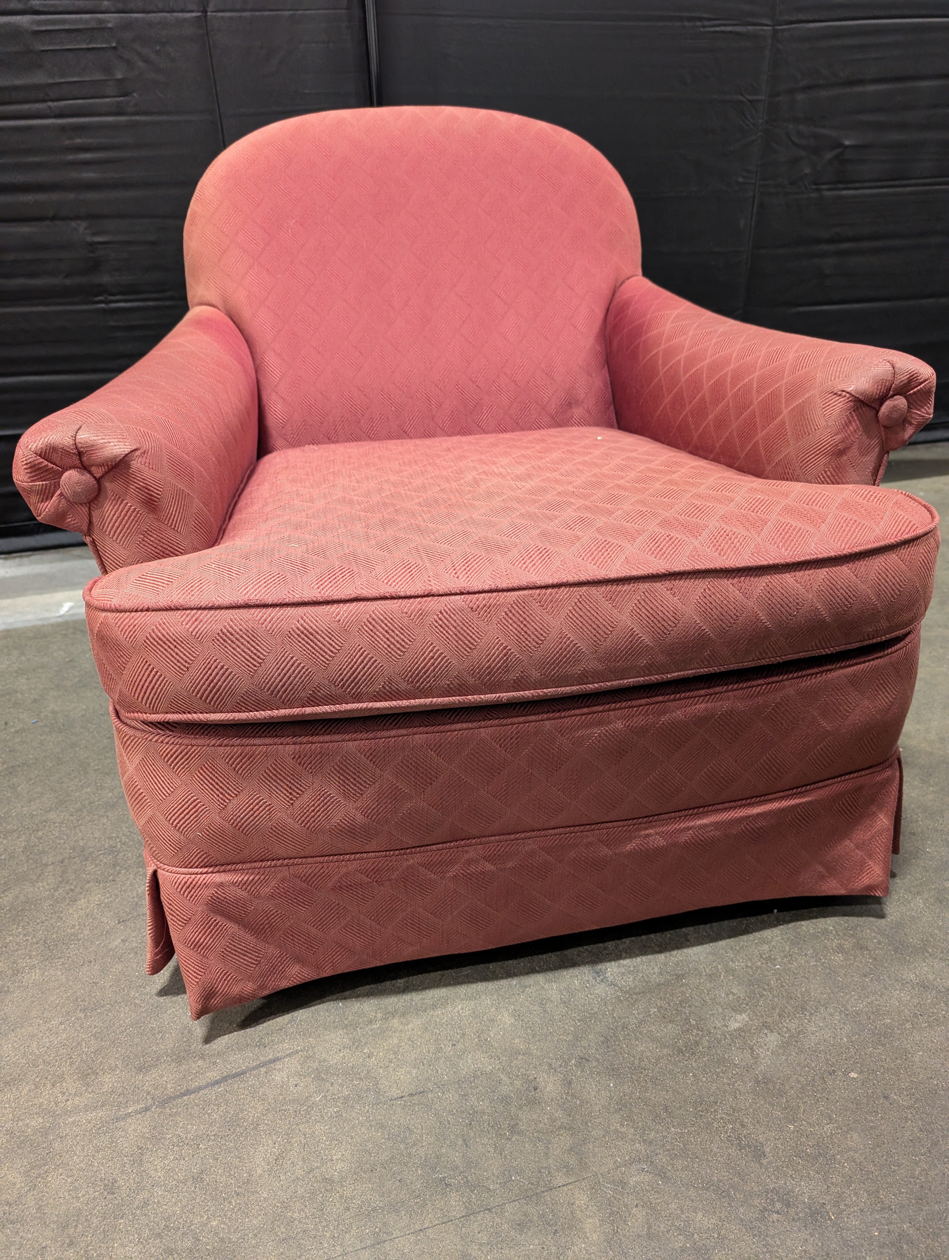 Textured Pink WOODMARK Original Armchair
